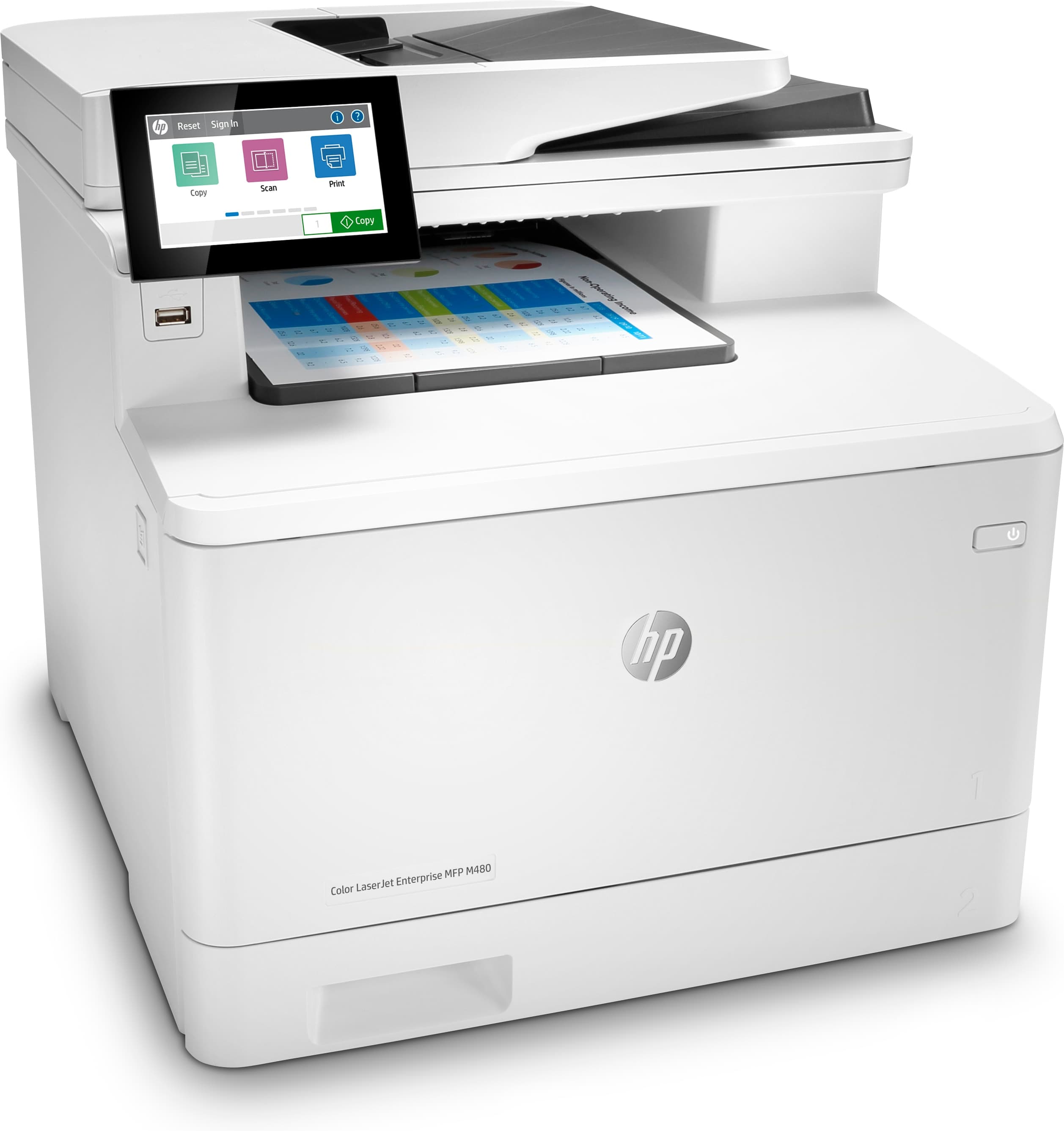 HP Color LaserJet Enterprise MFP M480f Printer — photo 4 of 20