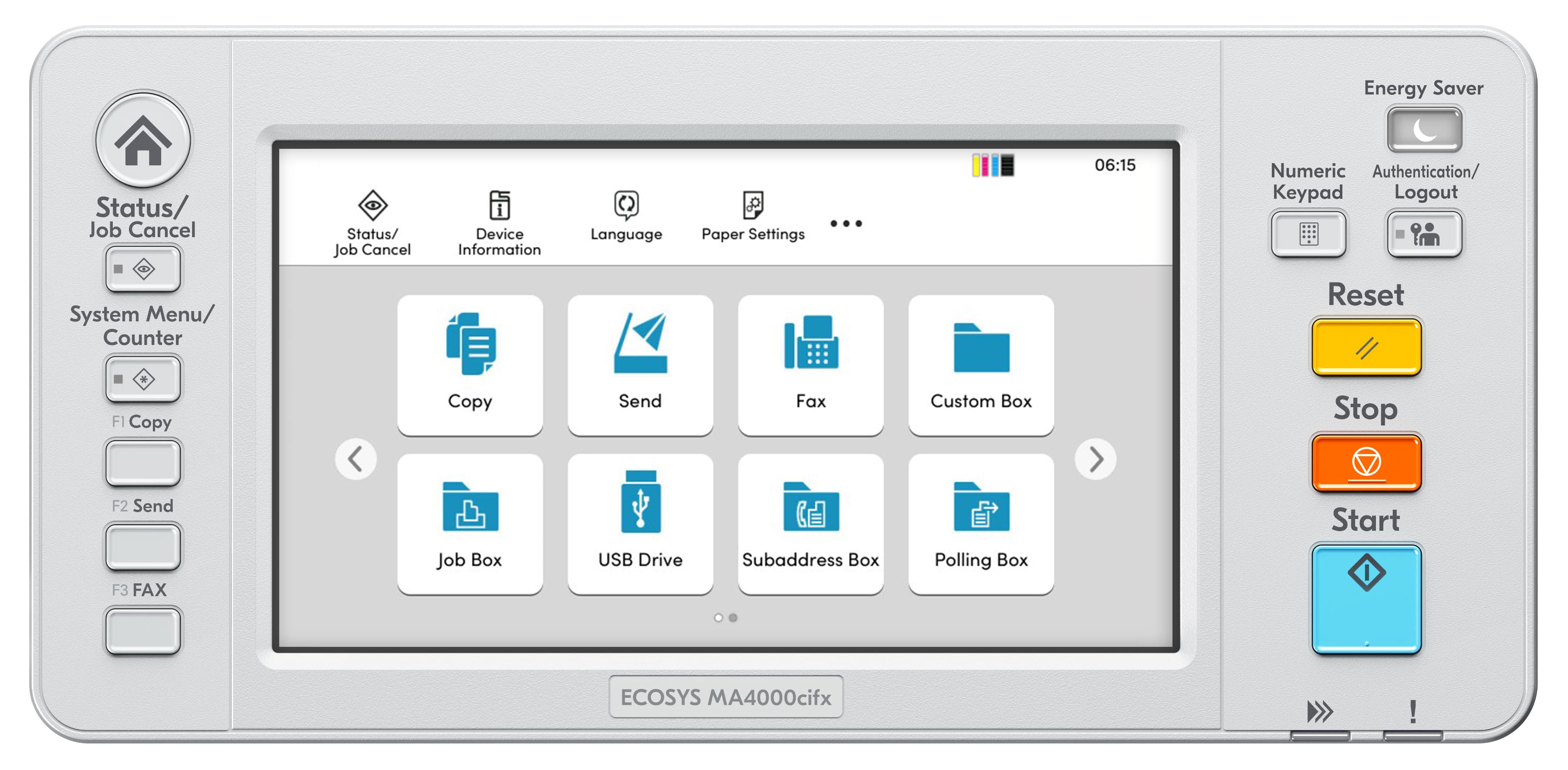 KYOCERA ECOSYS MA4000cifx MFP Laser Printer — photo 7 of 8