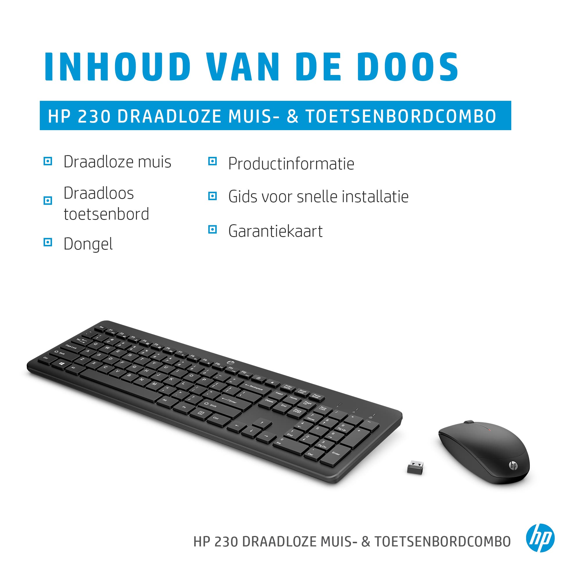 HP 230 Wireless Mouse and Keyboard Combo (18H24AA) - QWERTY — photo 6 of 10