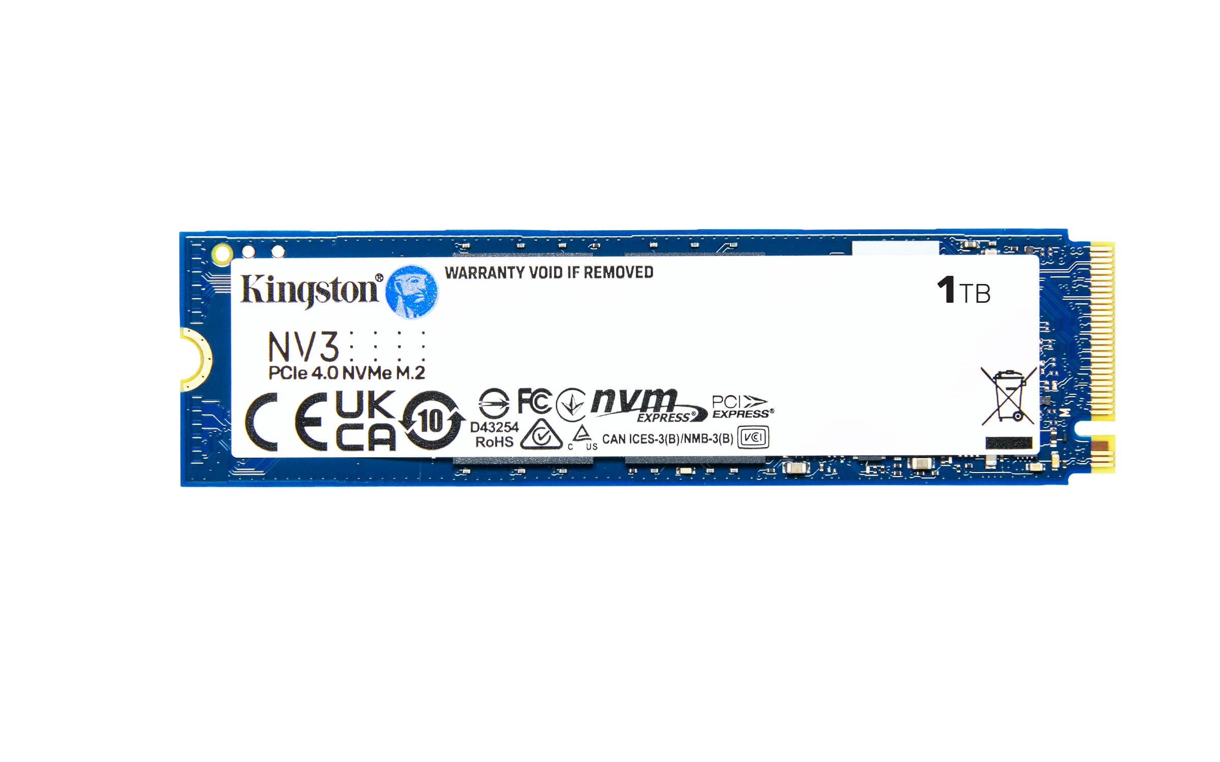 KINGSTON NV3 M.2 2280 NVMe SSD 1 To — photo 3 sur 11