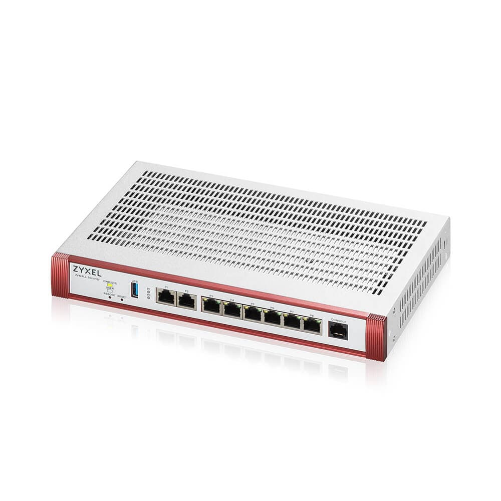 USG FLEX 200 H - Ports personnalisables avec 2 x 2,5 G et 6 x 1 G - USB avec 1 an de pack Entry Defense — photo 2 sur 4