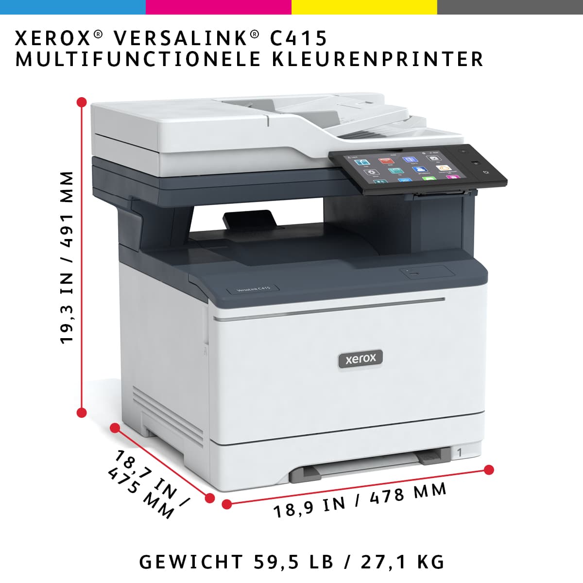 Xerox VersaLink C415 Imprimante multifonction couleur laser — photo 13 sur 25