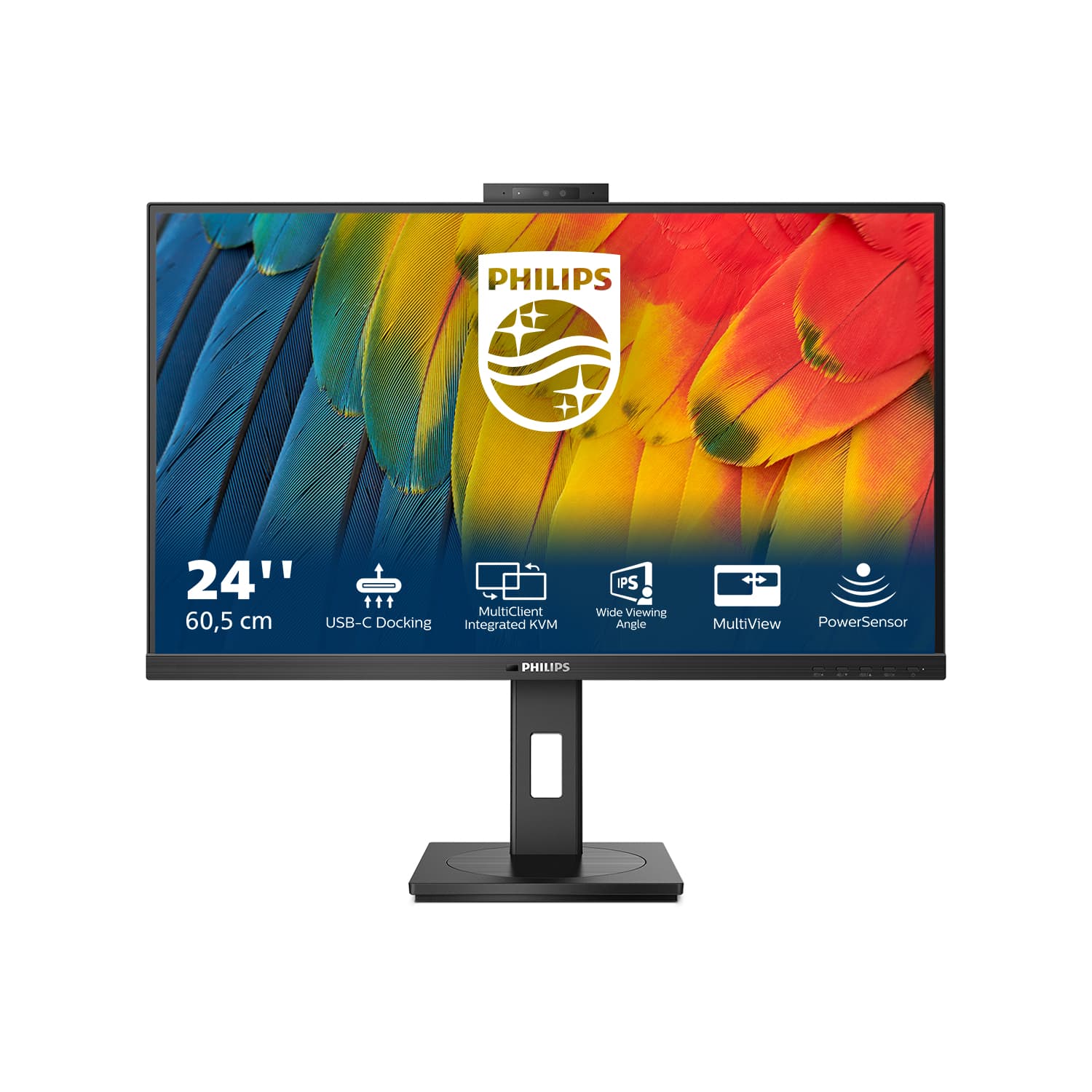 Moniteur LED IPS Full HD 24 pouces 5000 Series avec dock USB-C — photo 3 sur 3