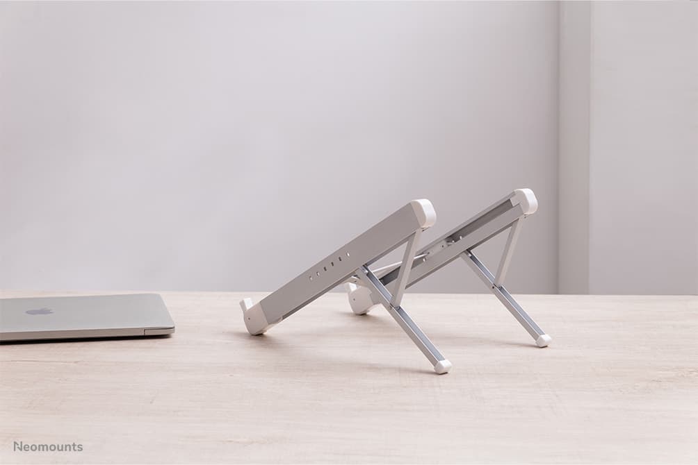 Support Ordinateur Portable - 11-17 Pouces - Jusqu'à 5 kg - 6 Positions de Hauteur - Pliant - Compact - Universel - Argent — photo 13 sur 18