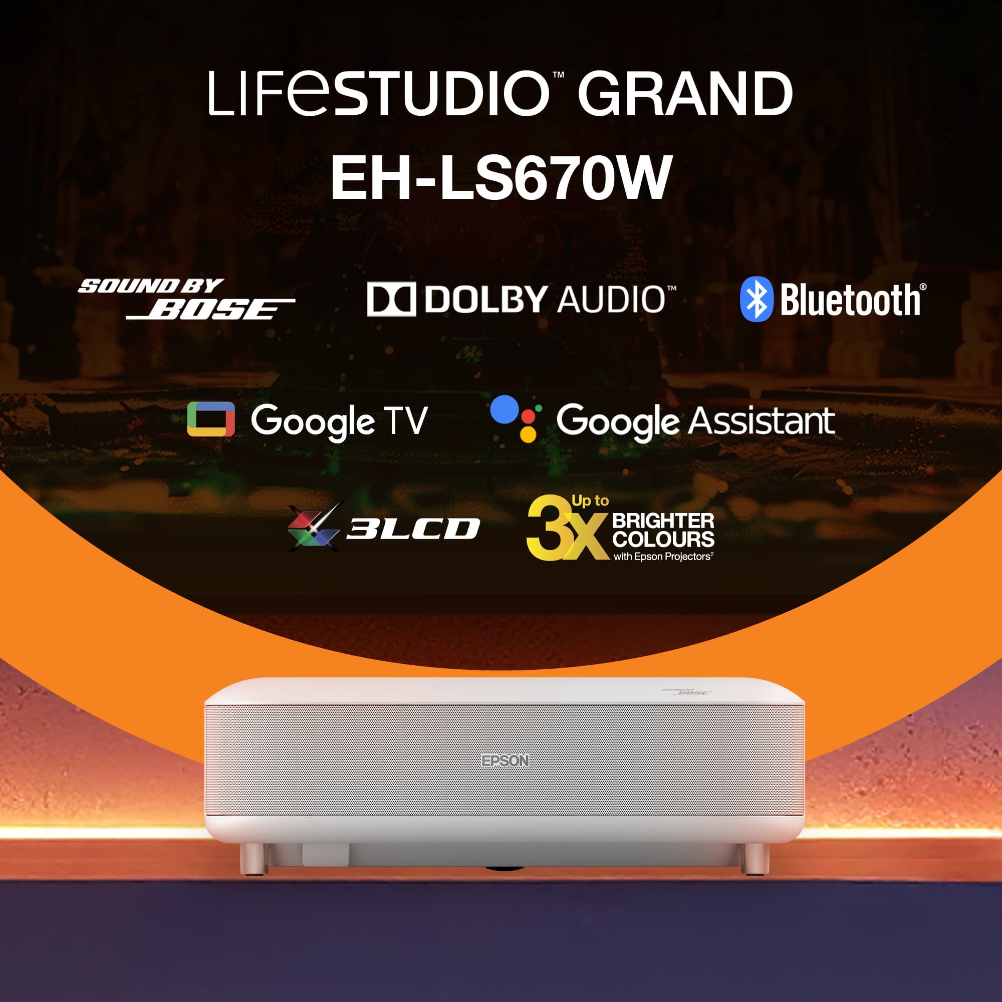 Projecteur laser 4K Epson EH-LS670W