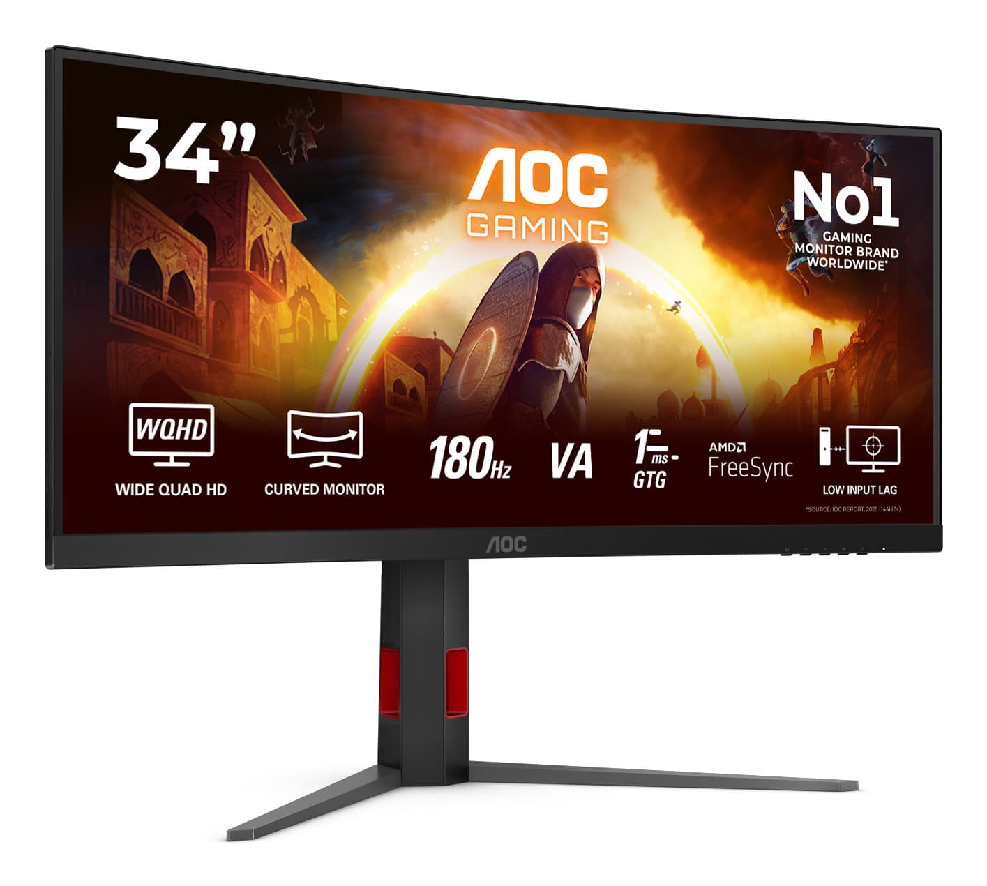 G4 Series - 34 inch Curved - Wide Quad HD - 3440x1440 - 180hz - Black — foto 2 van 18