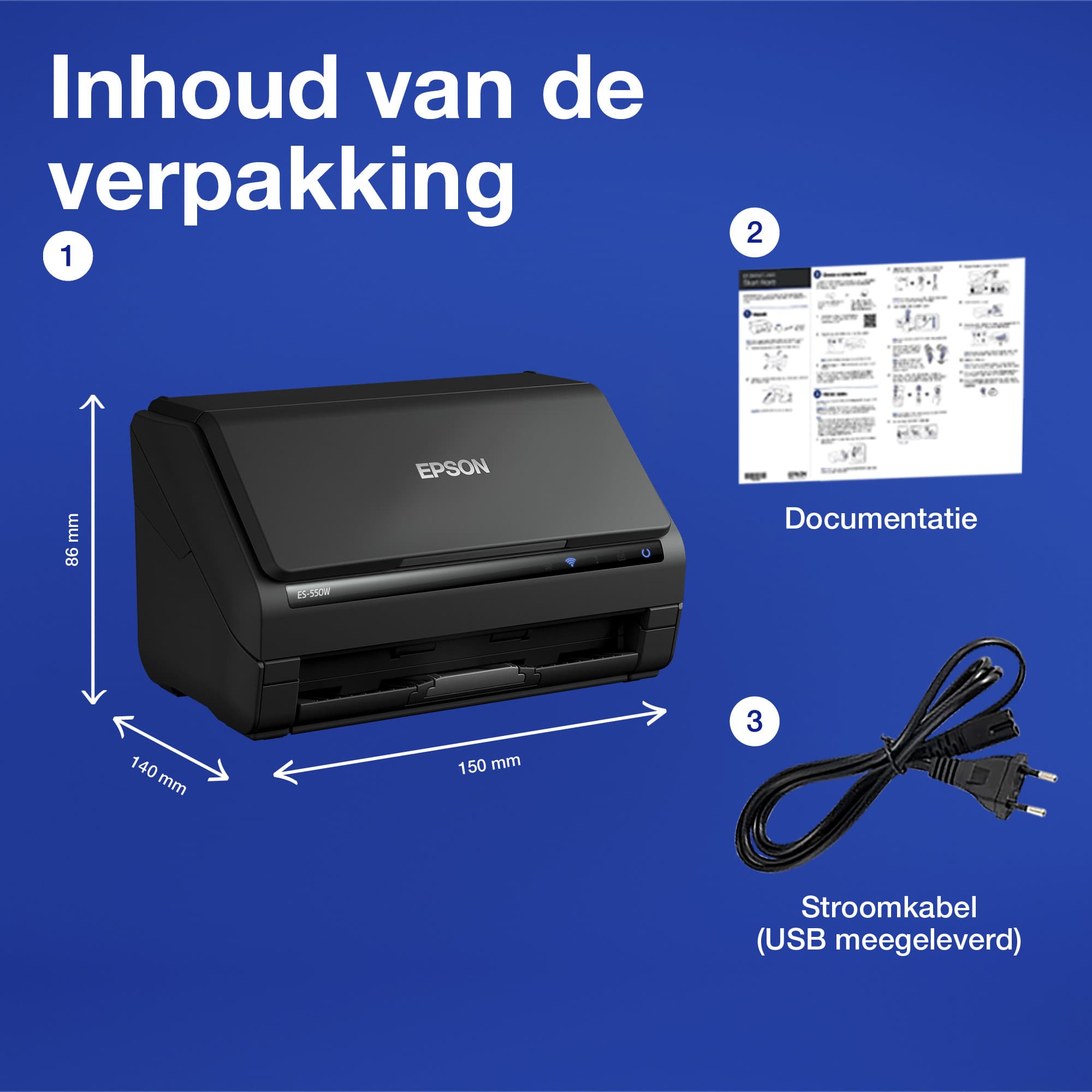 Epson WorkForce ES-550W ADF Scanner