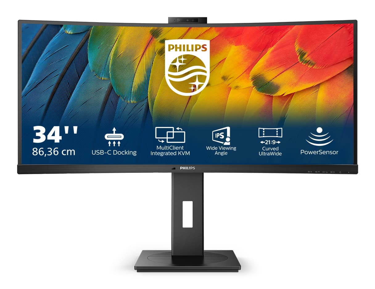 Philips 5000 Series 34B1U5600CH/00 - 34-inch Curved UltraWide Quad HD LCD Monitor — photo 3 of 6