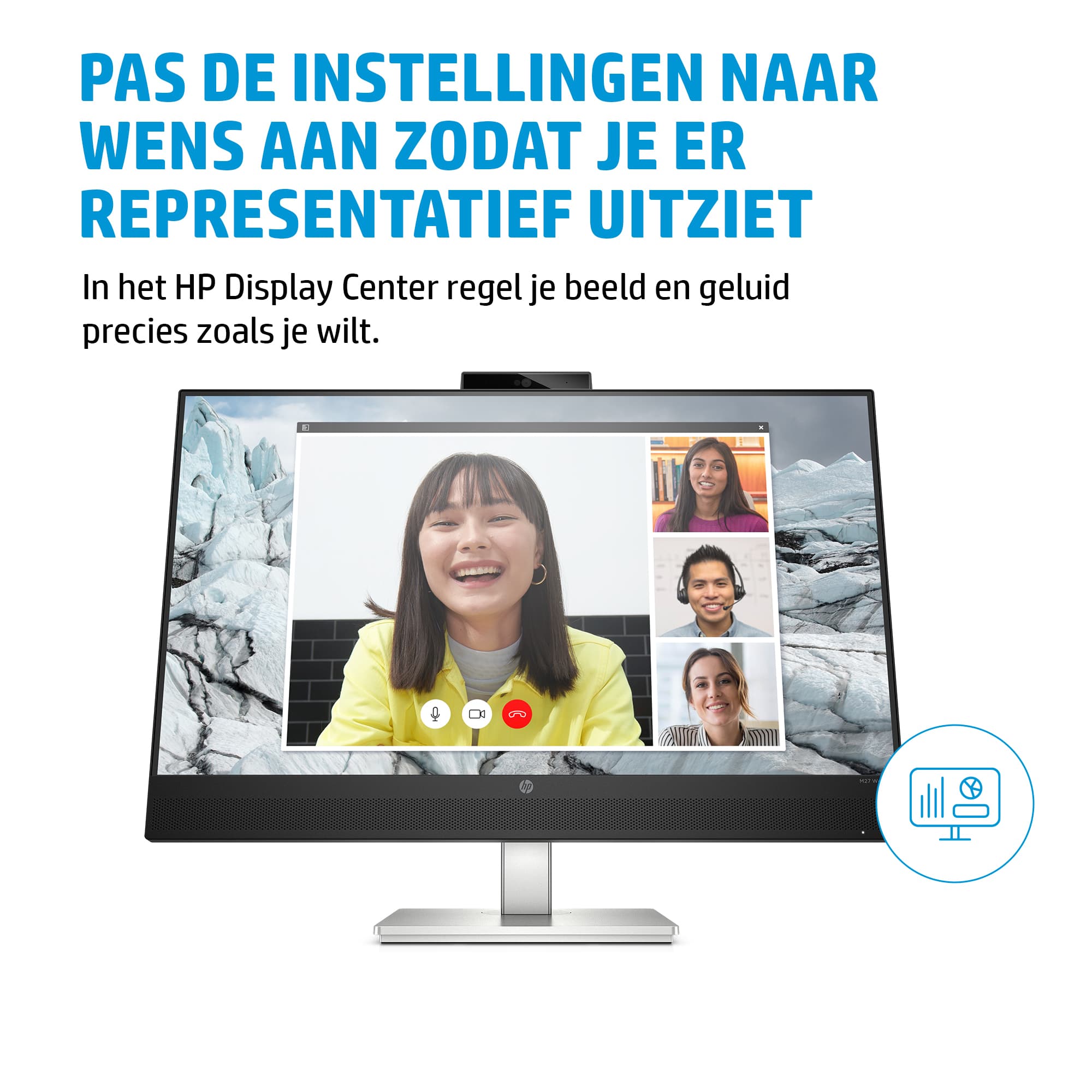 E27m G4 QHD USB-C - 27 inch - Quad HD IPS LED Monitor - 2560x1440 - Pivot / HAS / RJ45 / USB-C / Webcam — foto 11 van 15