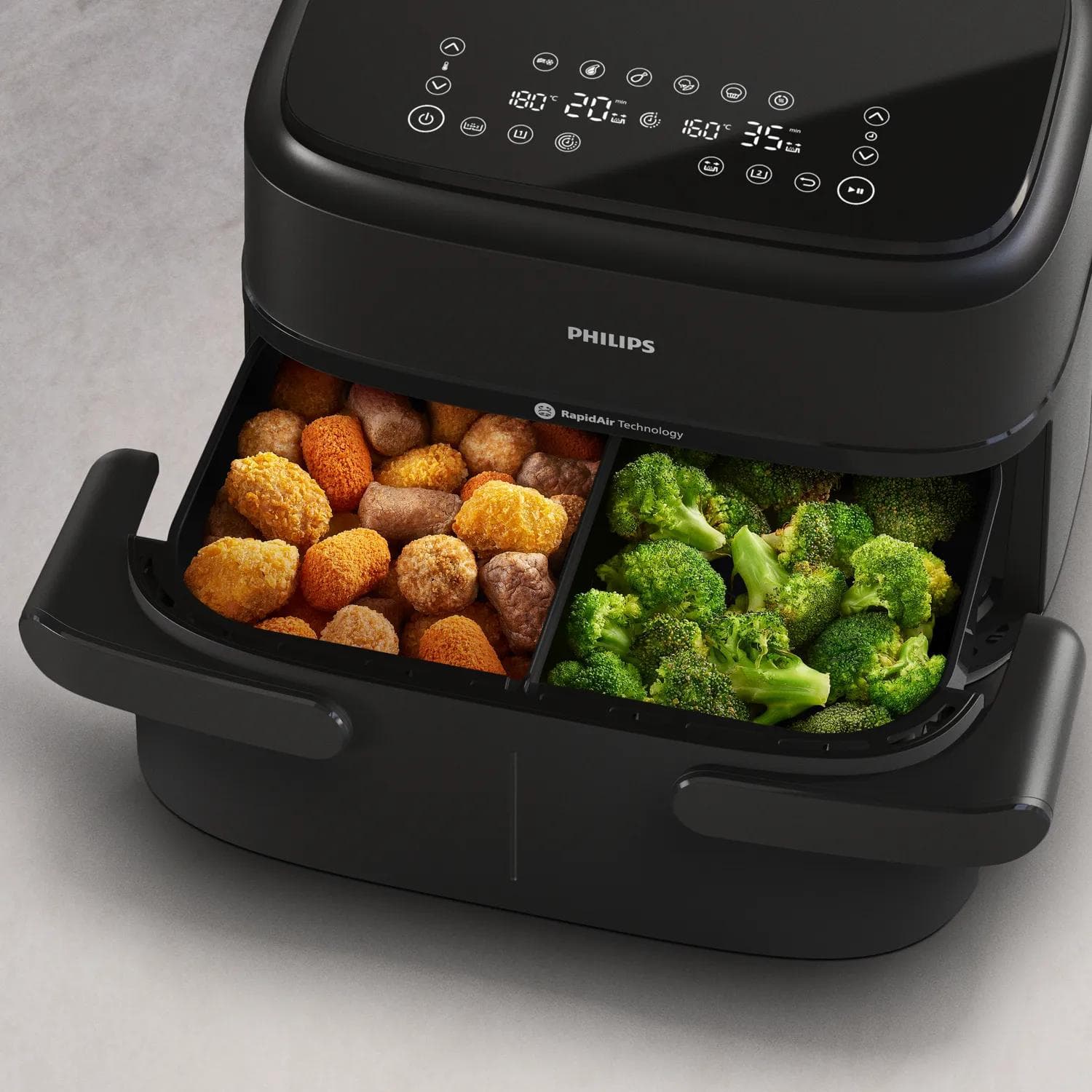 Philips 1000 Series 7L Dual Air Fryer — photo 8 sur 9