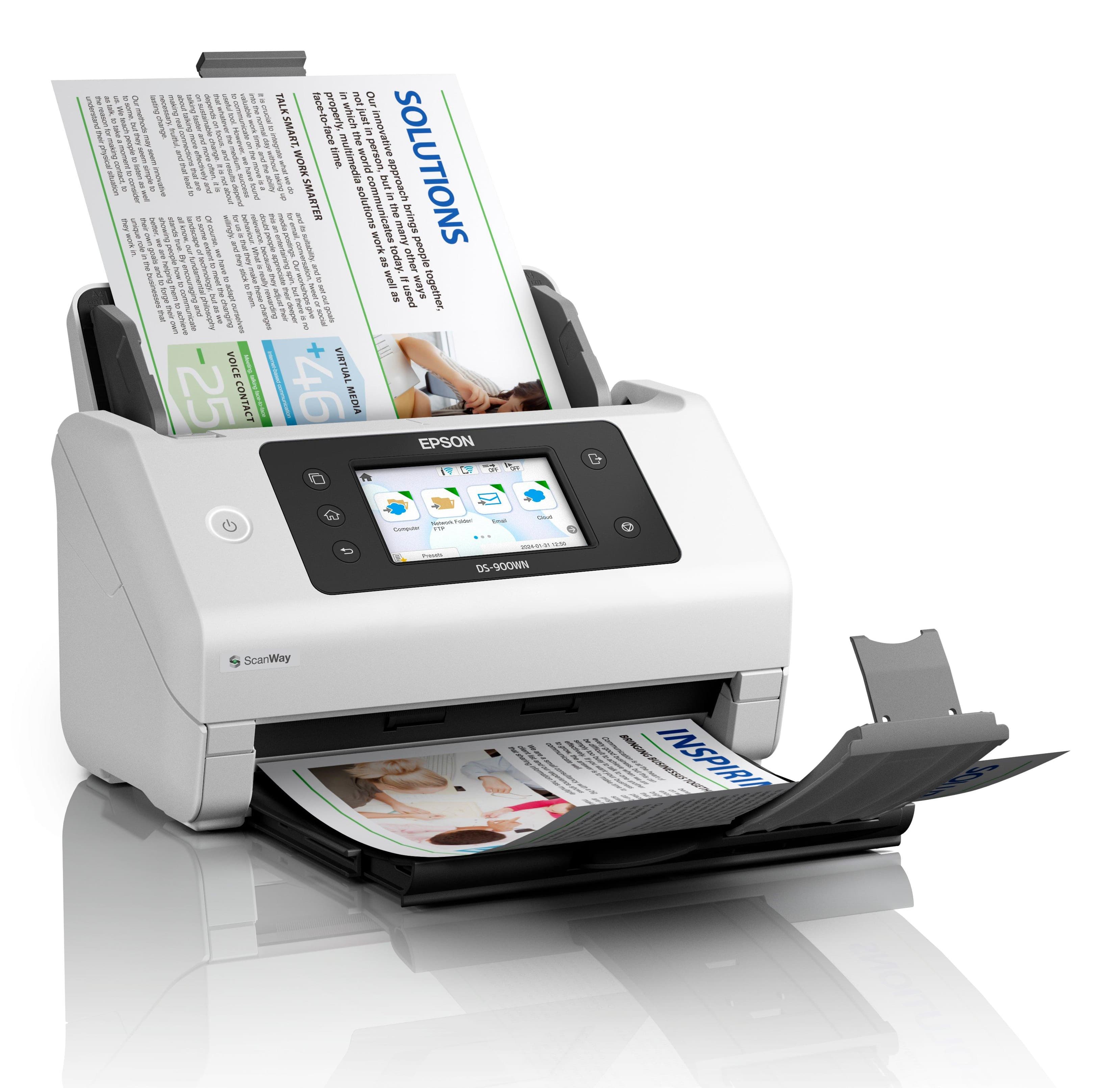 WorkForce DS-900WN - Sheet-fed Scanner - 600 x 600 DPI - A4 - White — photo 2 of 15