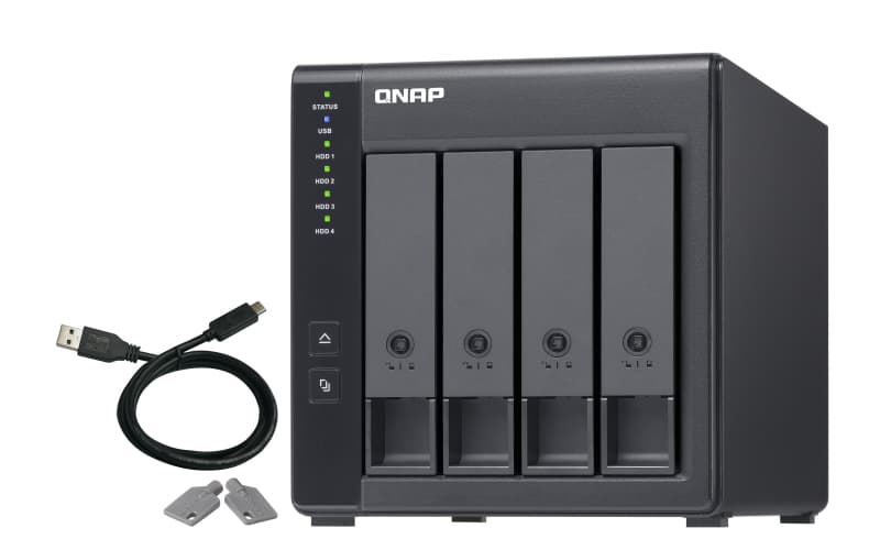 TR-004 HDD/SSD enclosure - 2.5 inch / 3.5 inch - Black