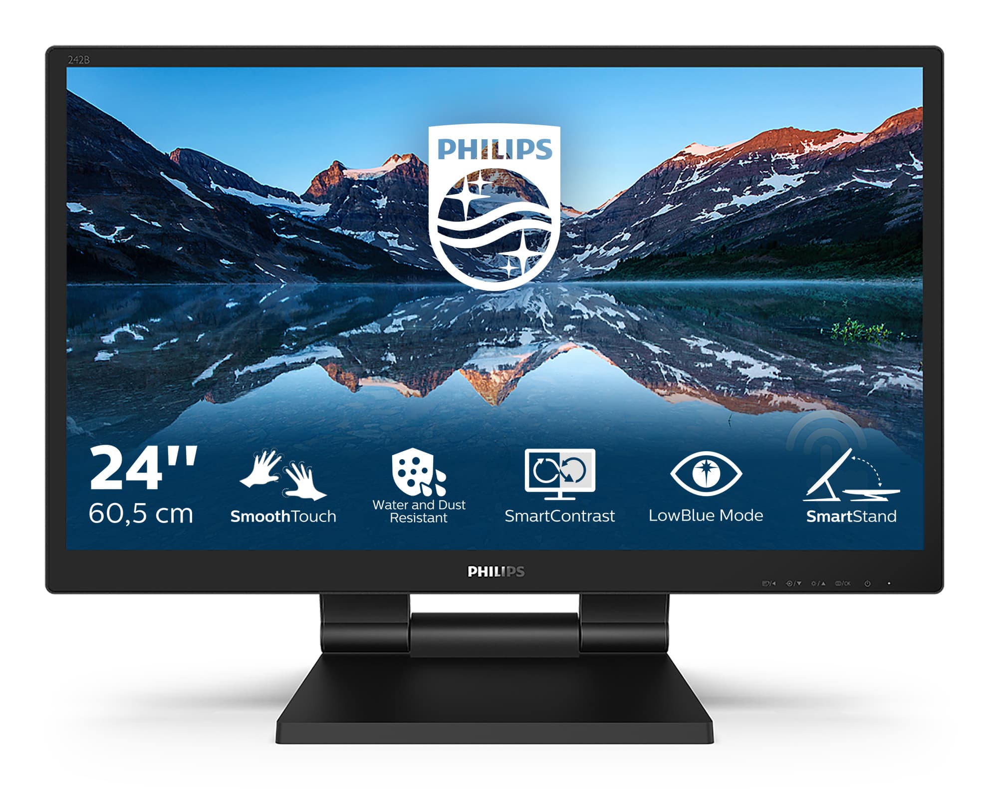 PHILIPS 242B9T/00 - 24" Moniteur LED Full HD Touchscreen — photo 2 sur 5