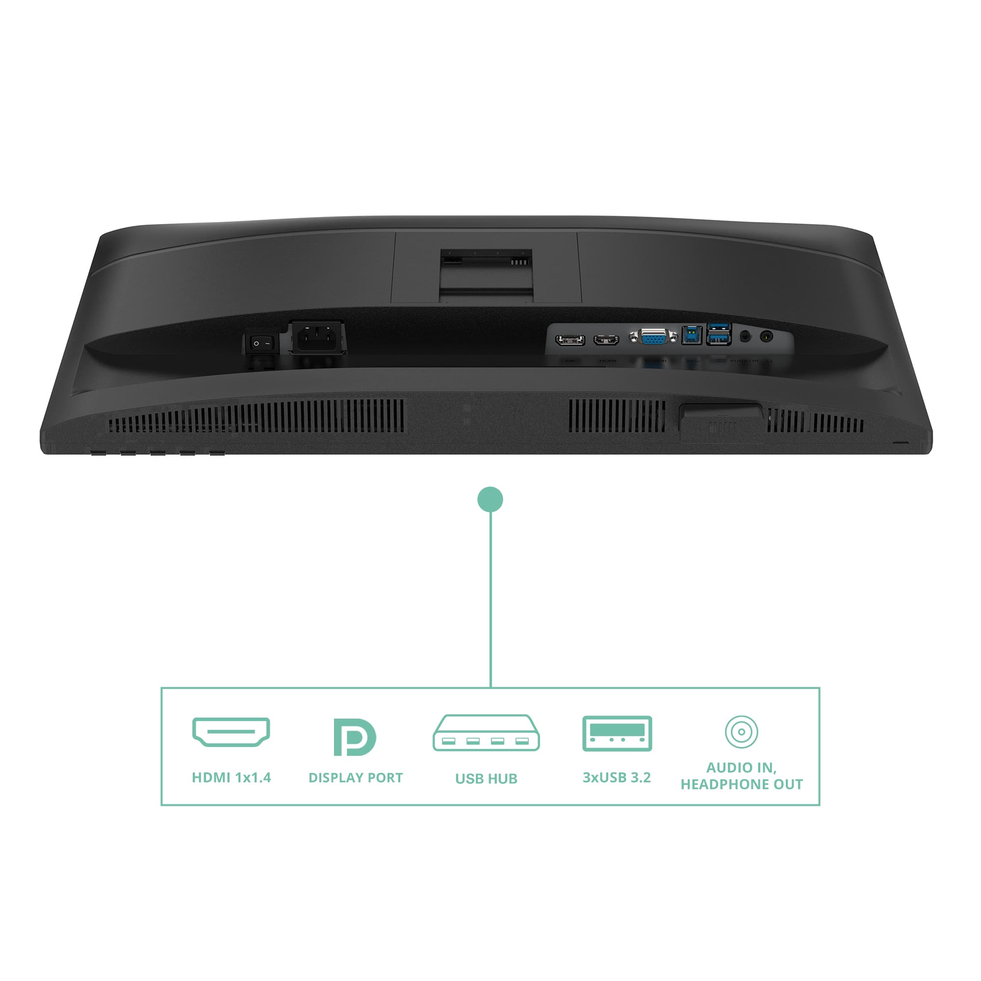 P4 Series - 24 inch - Full HD - 1920x1080 - Pivot - HAS — foto 5 van 22