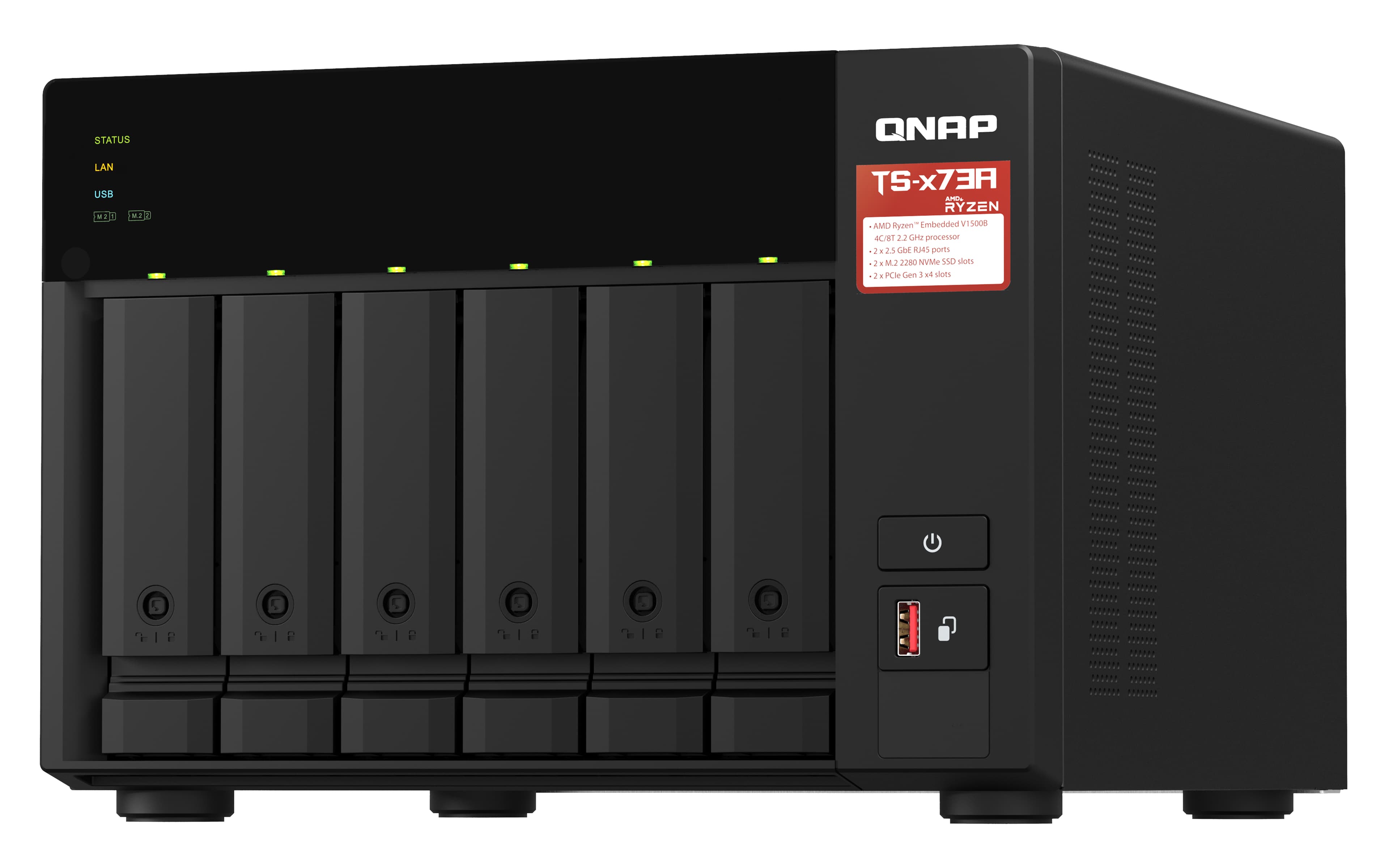 QNAP TS-673A NAS Tower — photo 5 of 6