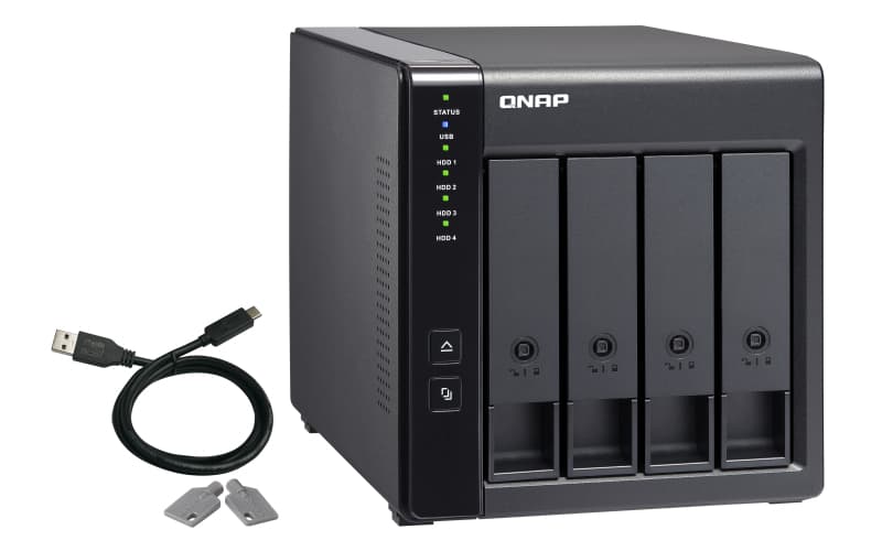 TR-004 HDD/SSD enclosure - 2.5 inch / 3.5 inch - Black — foto 7 van 10