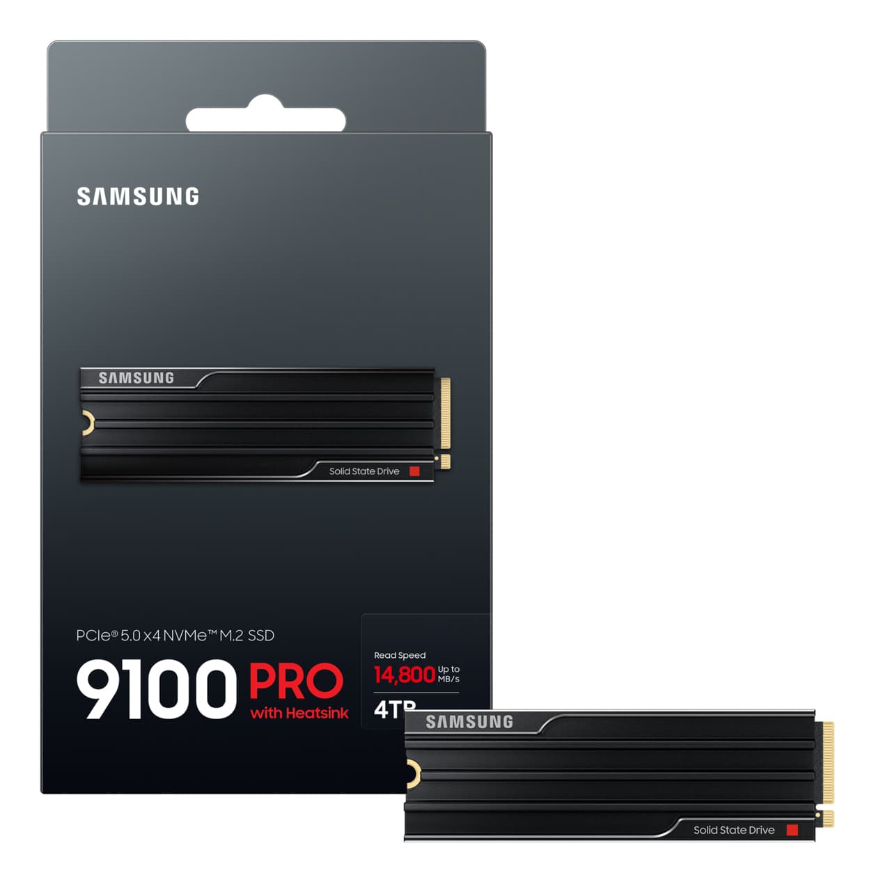 Samsung 9100 PRO Heatsink PCIe 5.0 x4 NVMe M.2 SSD 4TB — photo 3 of 11