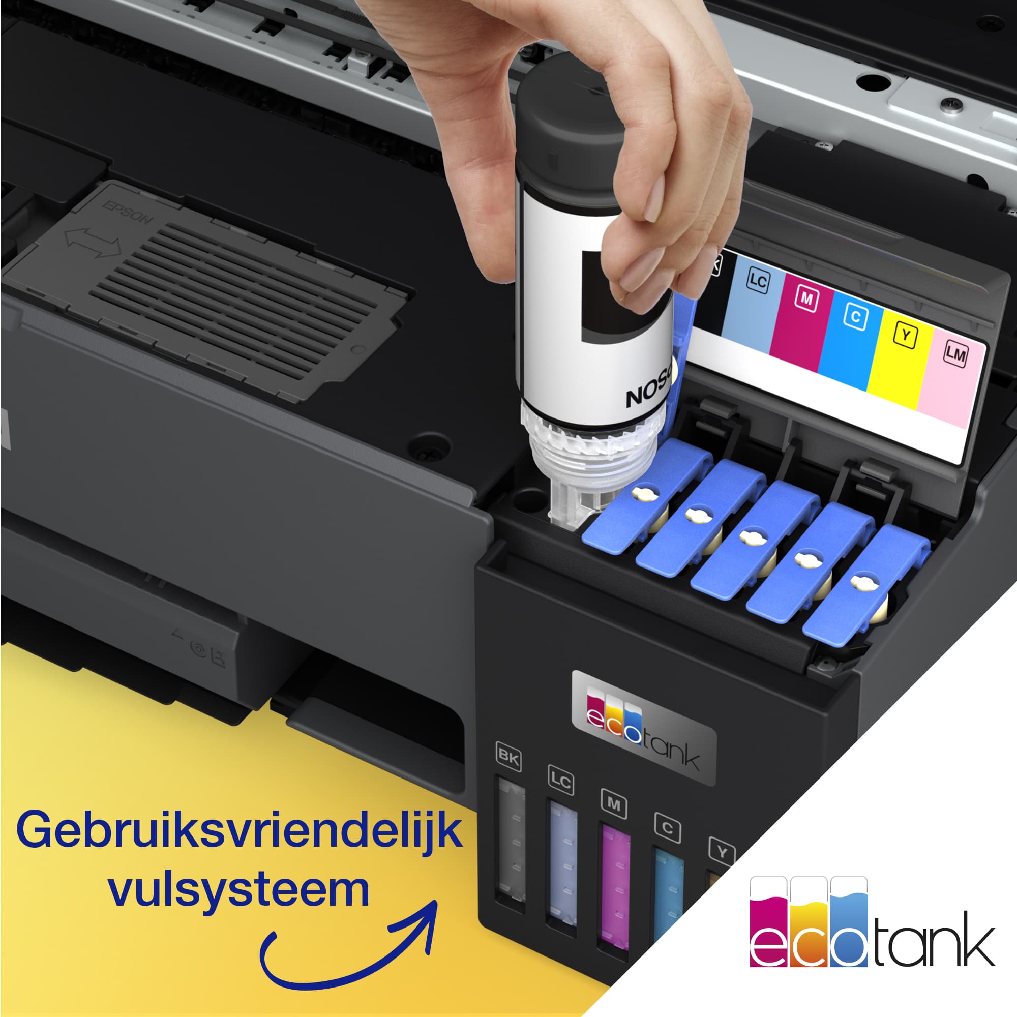 EcoTank ET-18100 - Imprimante Jet d'Encre - A3 - 5760 x 1440 DPI - Wi-Fi - Noir — photo 10 sur 12