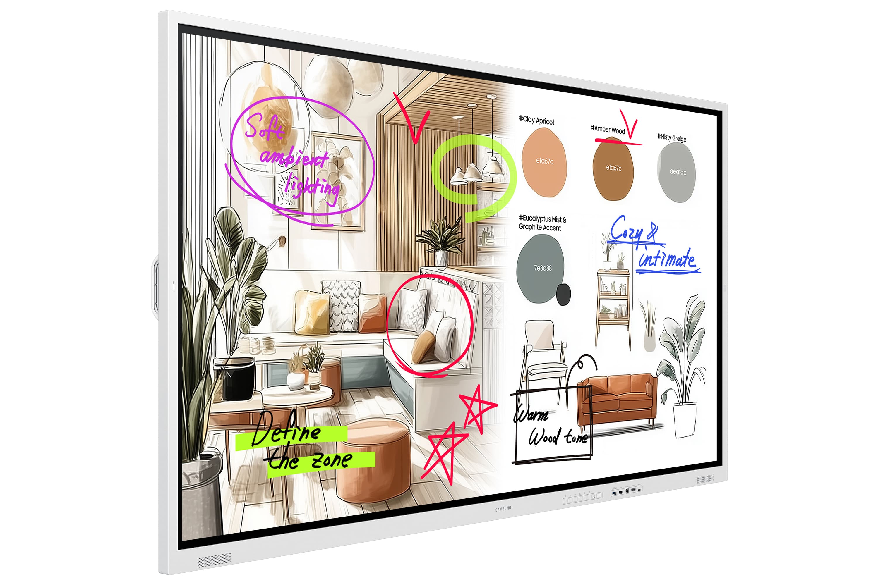 Samsung WMFX Flip Pro 75" 4K Ultra HD Interactive Display — photo 2 of 10