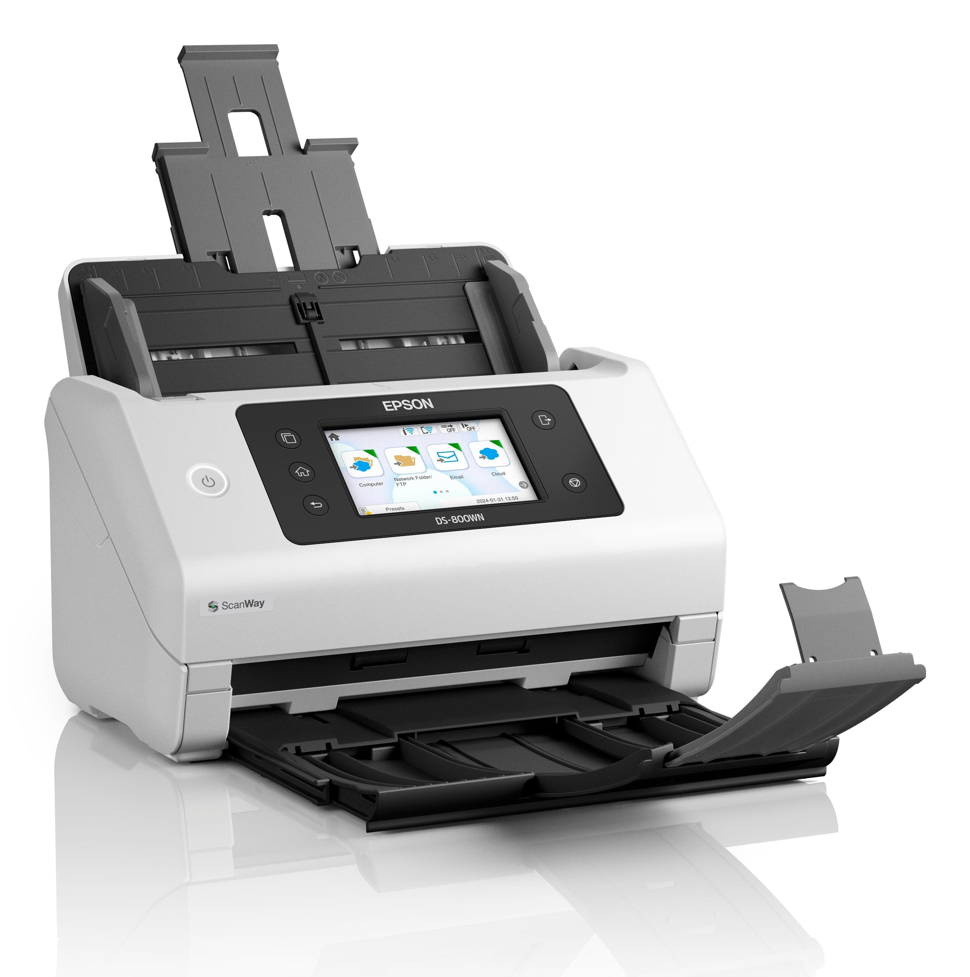 WorkForce DS-800WN Sheet-fed scanner 600 x 600 DPI A4 White — photo 8 sur 14