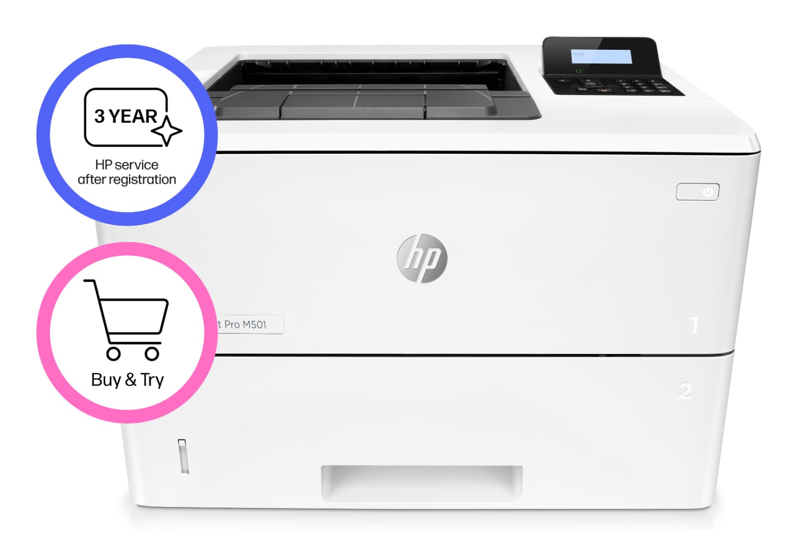 Imprimante HP LaserJet Pro M501dn — photo 2 sur 10