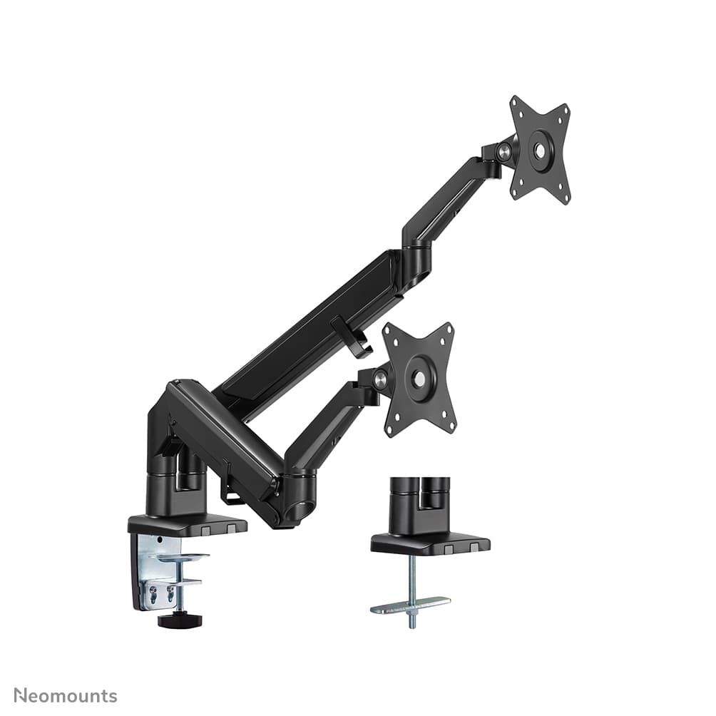 Support pour écrans jumelés 17-32" 1-9 kg Amortisseur à gaz 180° Noir — photo 3 sur 20