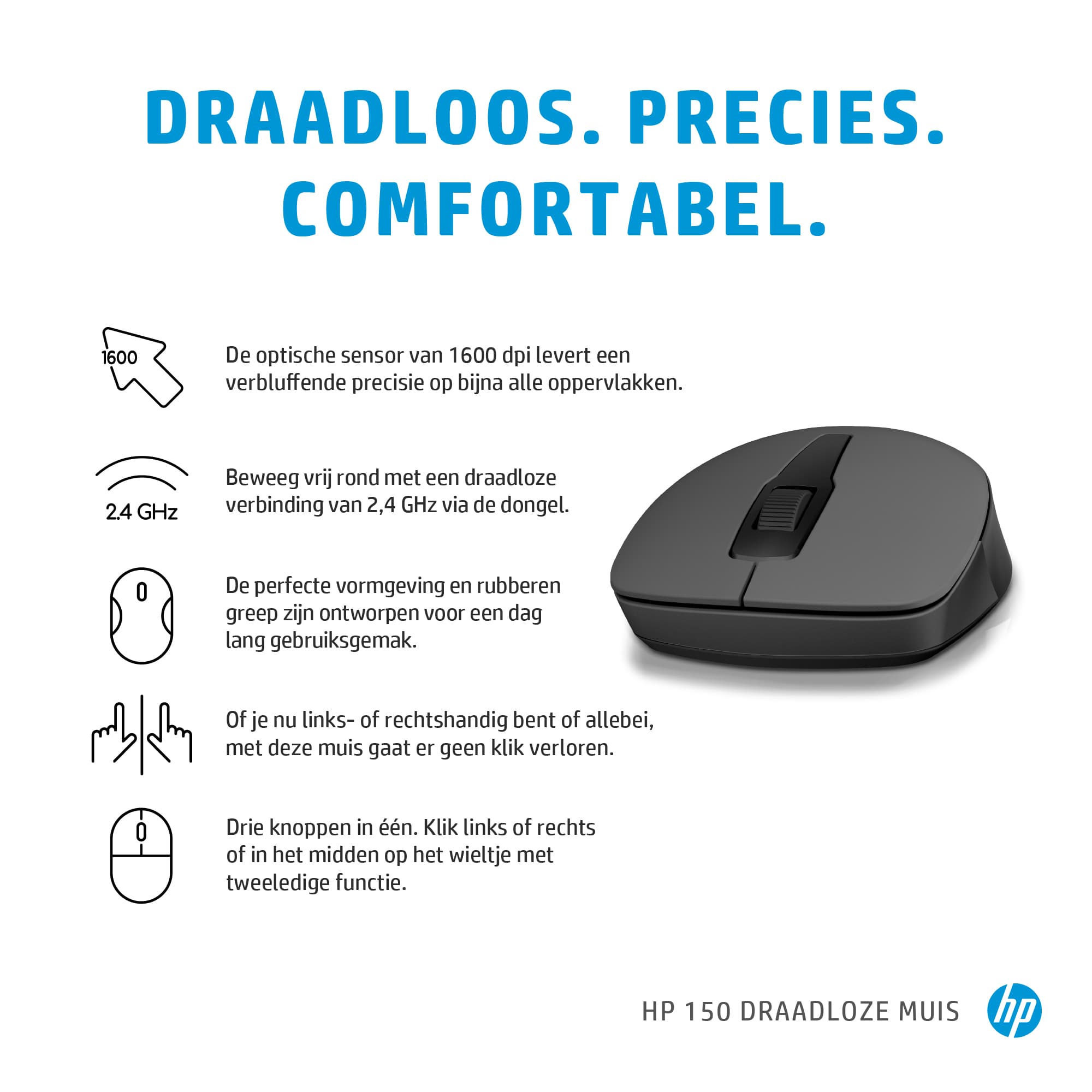 Souris sans fil HP 150 — photo 5 sur 6