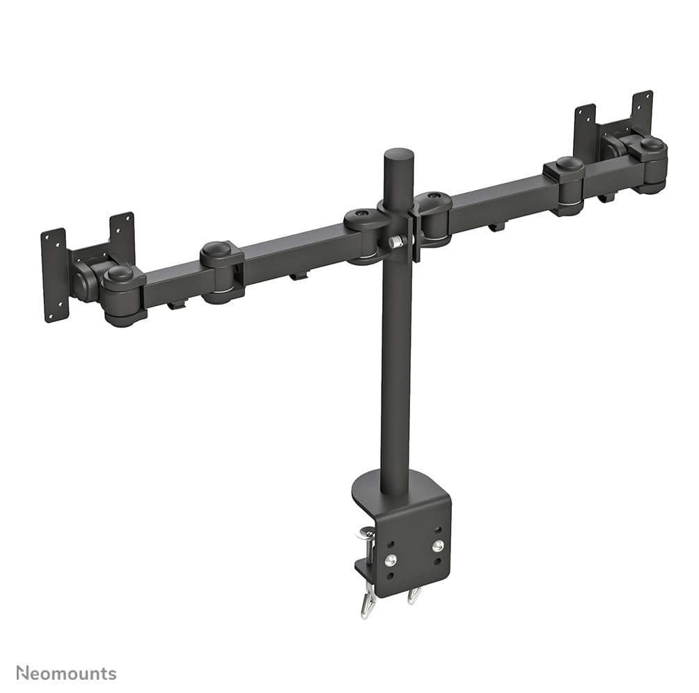 Support d'écran double - 10-27" - 0-8 kg/écran - Noir — photo 3 sur 7
