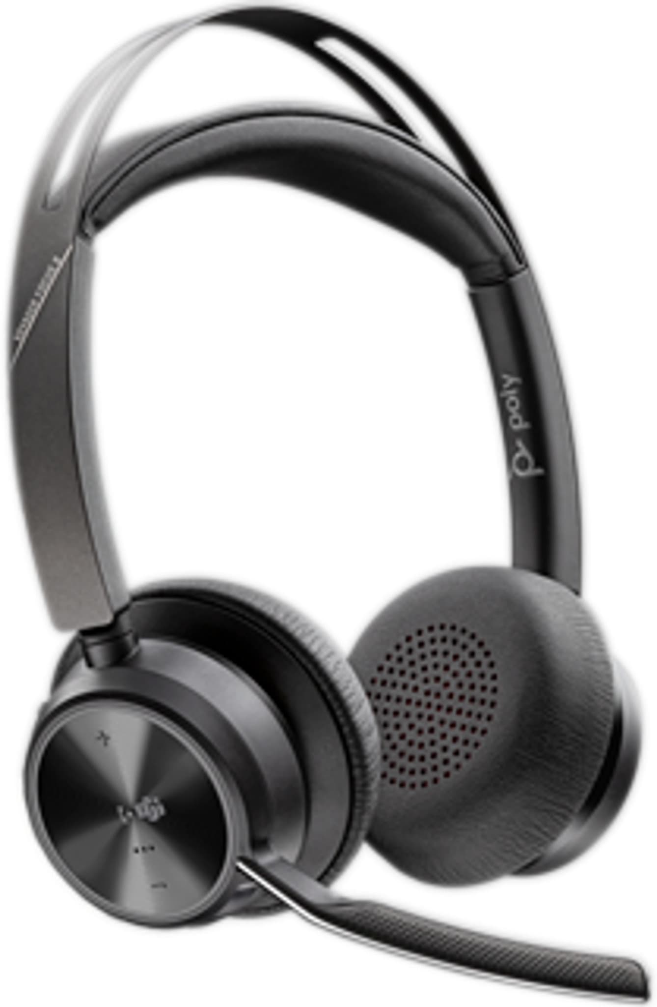 Poly Voyager Focus 2 Microsoft Teams Certified USB-C-C Headset + USB-C/A Adapter + Charging Stand — foto 13 van 15