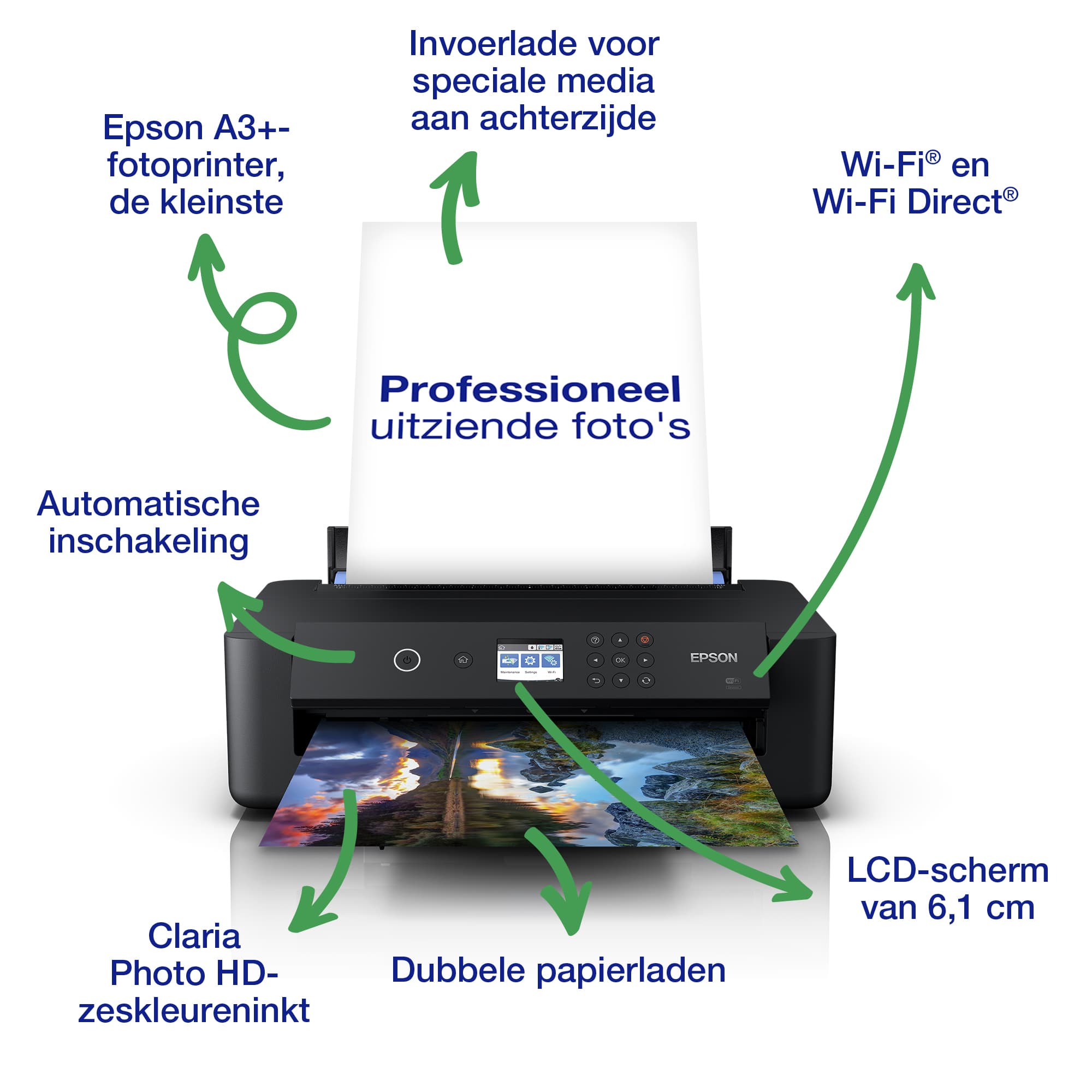 Imprimante jet d'encre Epson Expression Photo HD XP-15000 A3+ sans fil — photo 3 sur 16