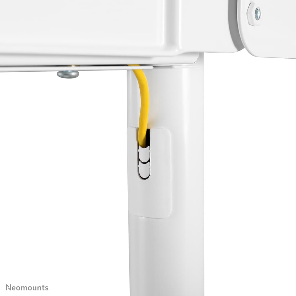Support mural mobile pour écrans plats 32-70 pouces (support + chariot) (hauteur: 160 cm) Blanc — photo 11 sur 16