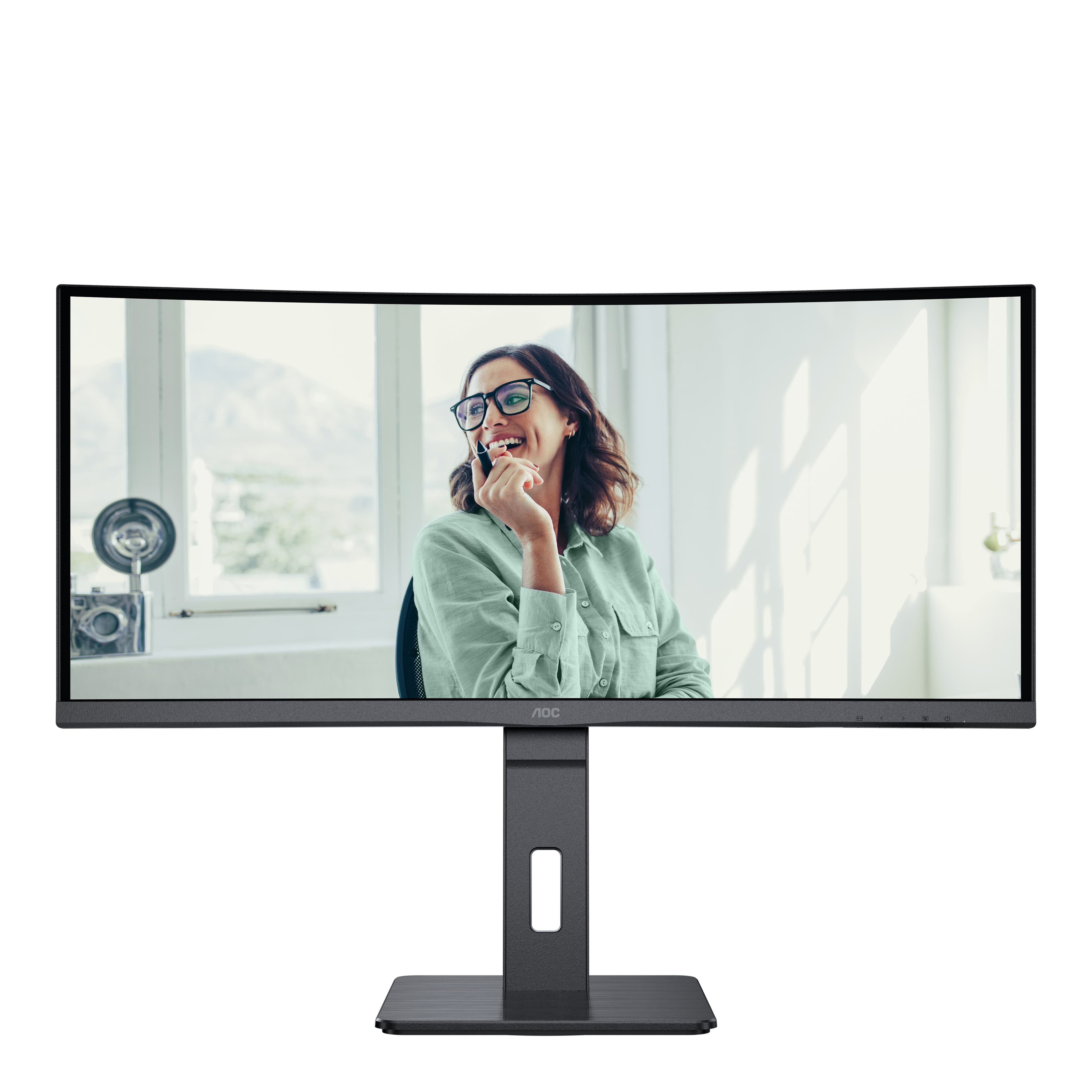 AOC CU34P3CV 34" UltraWide Quad HD Monitor — photo 3 of 16