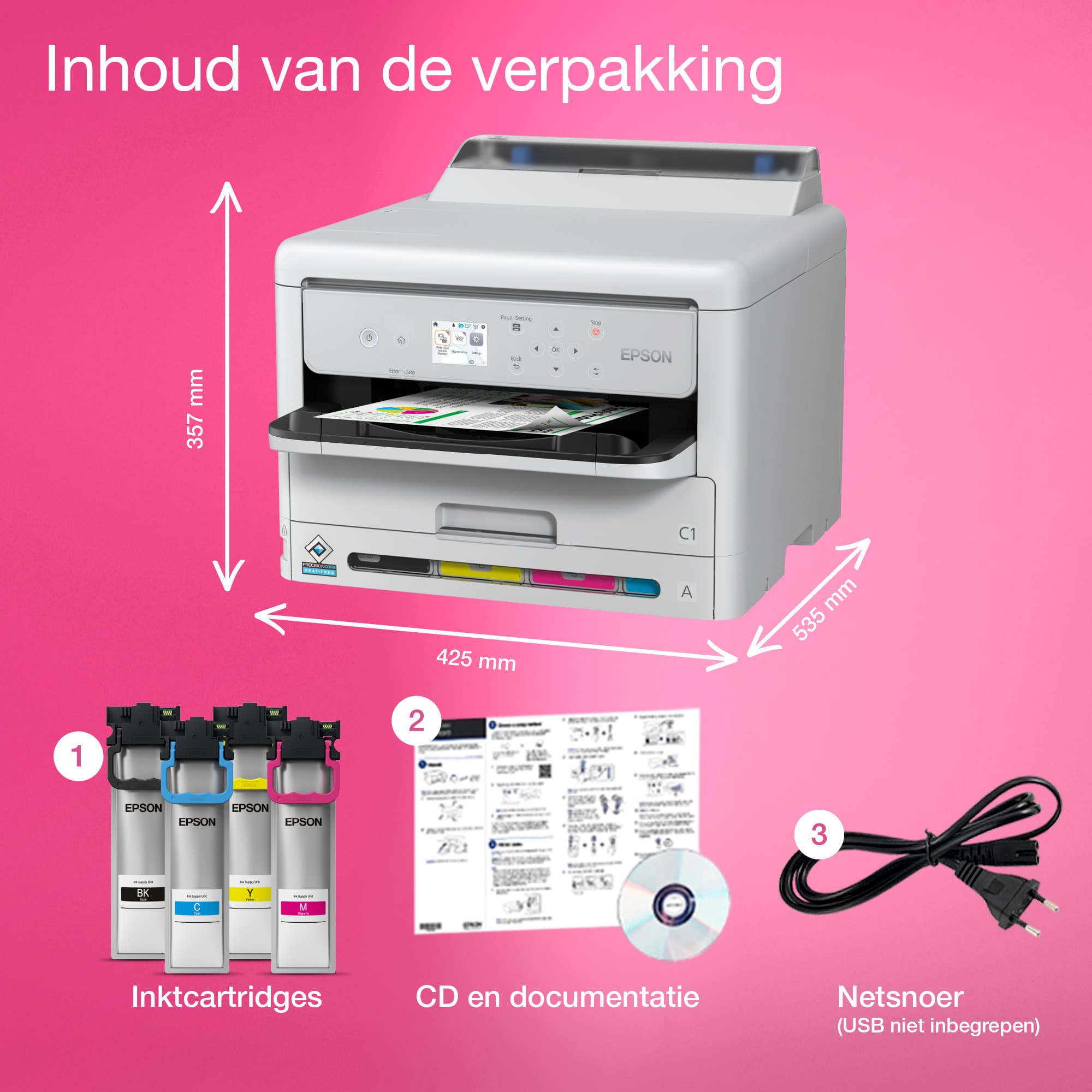 Epson WorkForce Pro WF-C5390DW Inkjet Printer — photo 10 of 15