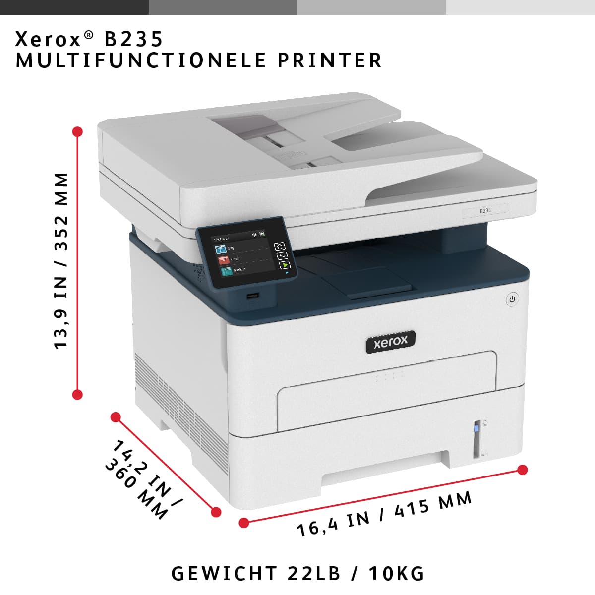 Xerox B235 Multifunctional Printer — photo 9 of 15