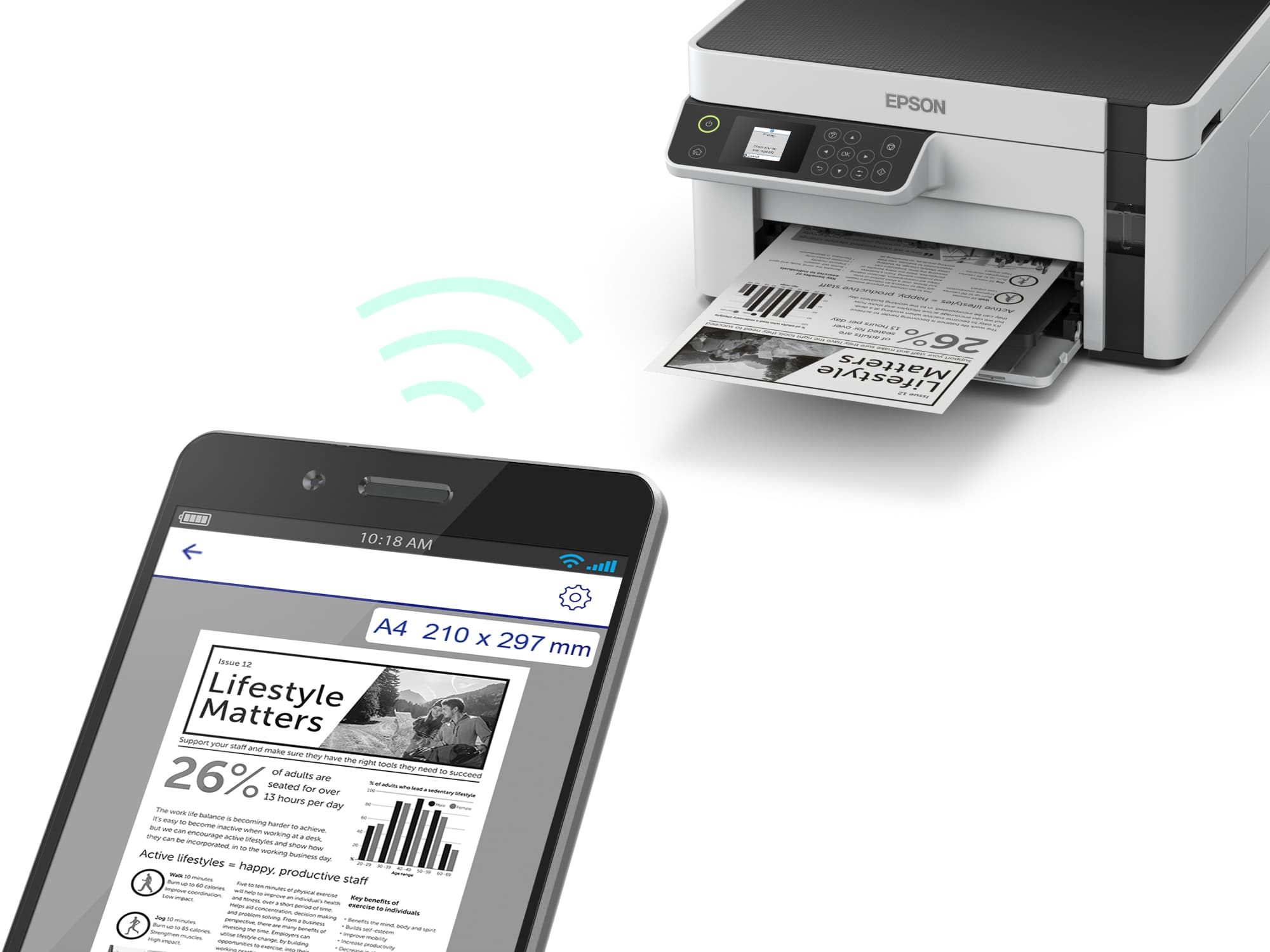 Epson EcoTank ET-M2120 Multifunctional Printer — photo 23 of 45