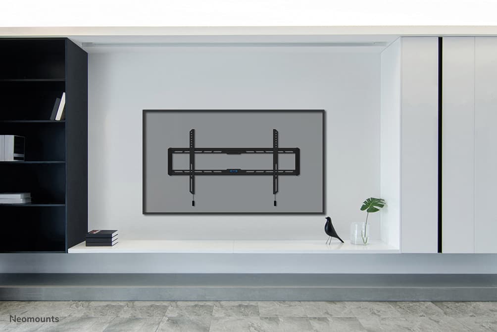 LEVEL-550 Support mural ultra-plat TV - 43-86 pouces - Max 60 kg - VESA 100x100-800x400 - Profondeur 2,3 cm - Installation facile - Noir — photo 12 sur 16