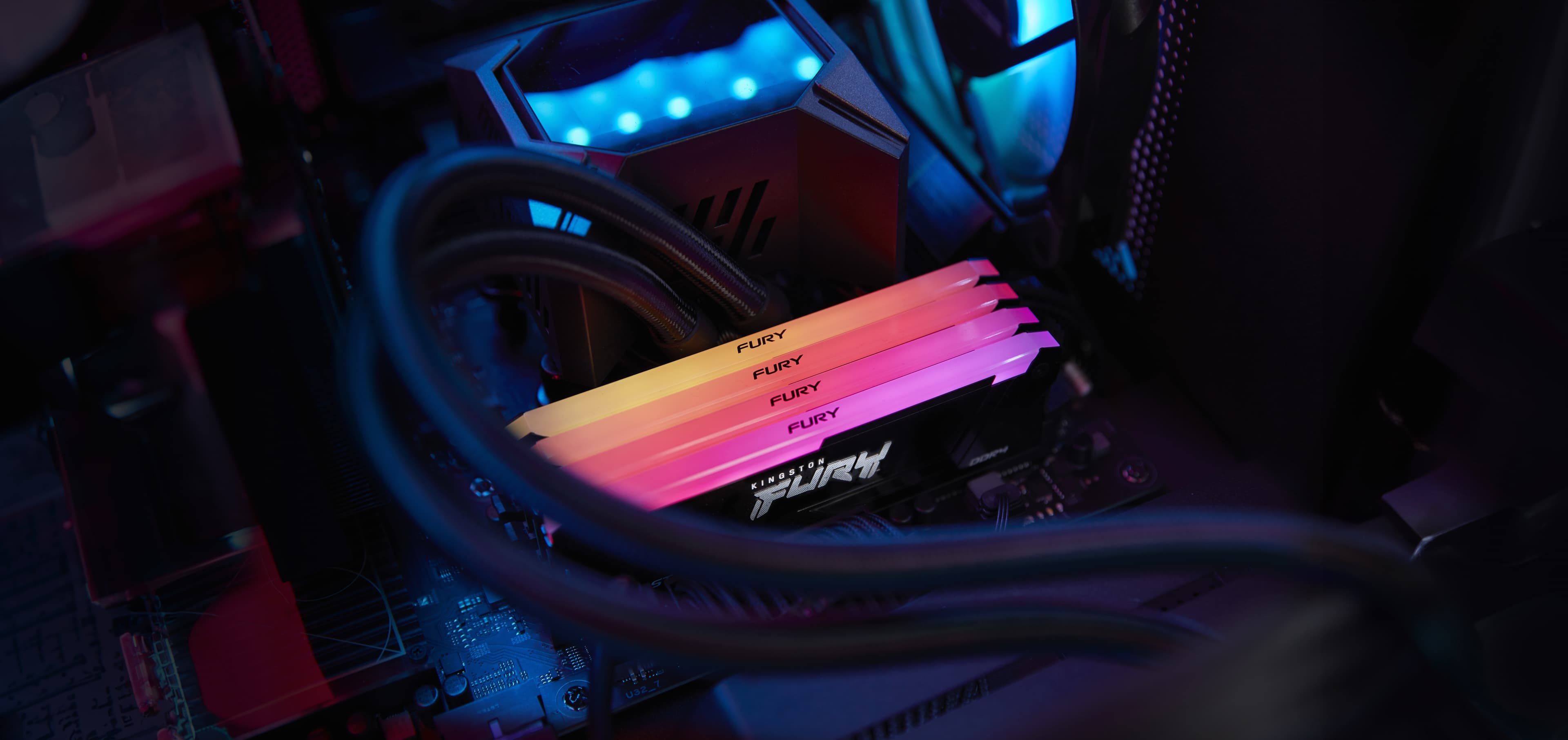 KINGSTON FURY Beast 32GB - RGB - DDR4 - 2x16GB — photo 4 of 8