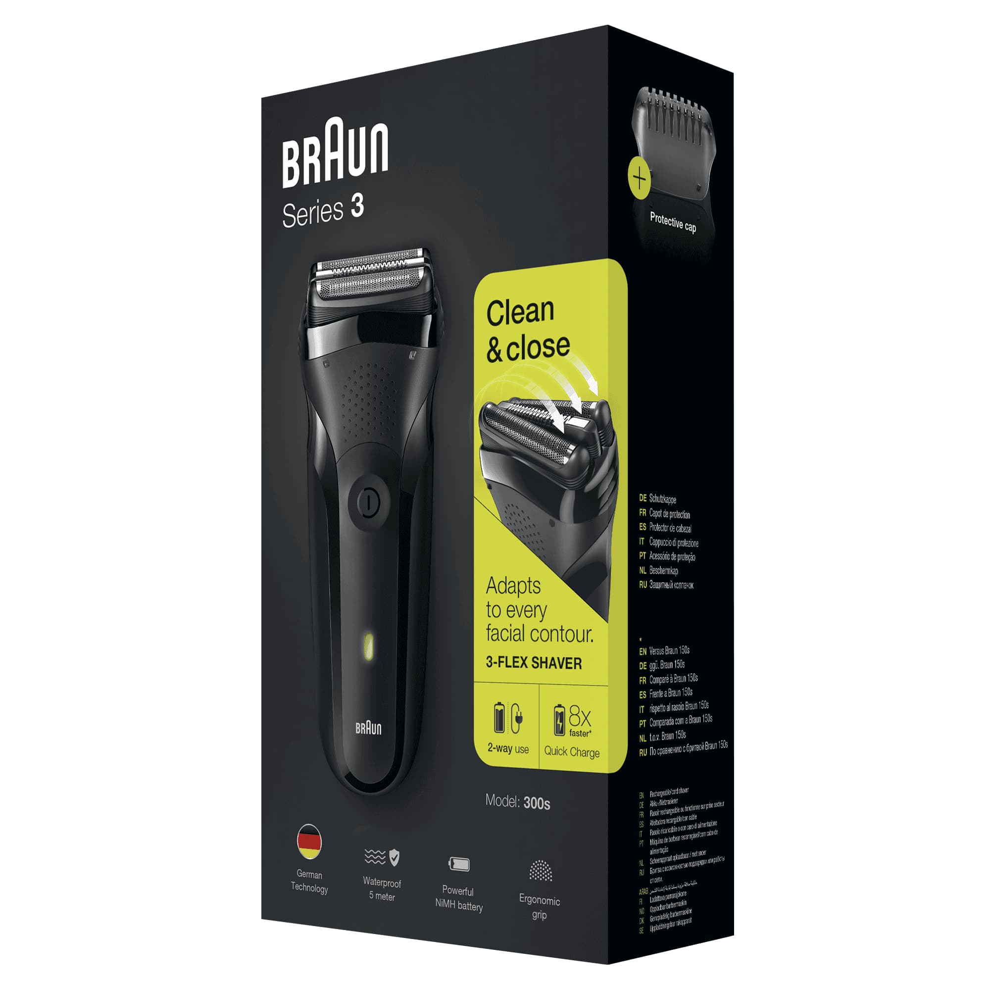 BRAUN Series 3-300s Noir Raser Électrique — photo 3 sur 7