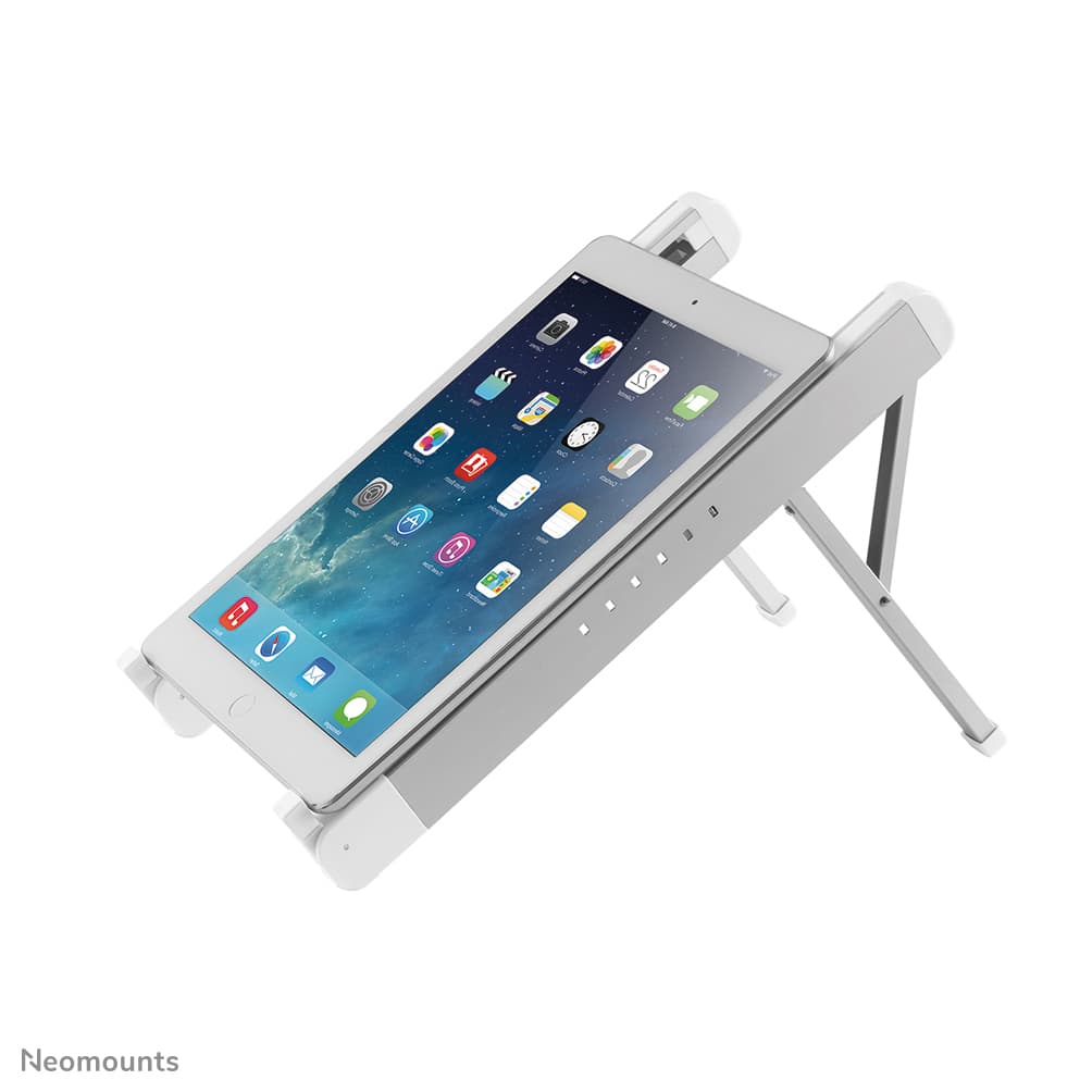 Support Ordinateur Portable - 11-17 Pouces - Jusqu'à 5 kg - 6 Positions de Hauteur - Pliant - Compact - Universel - Argent — photo 4 sur 18