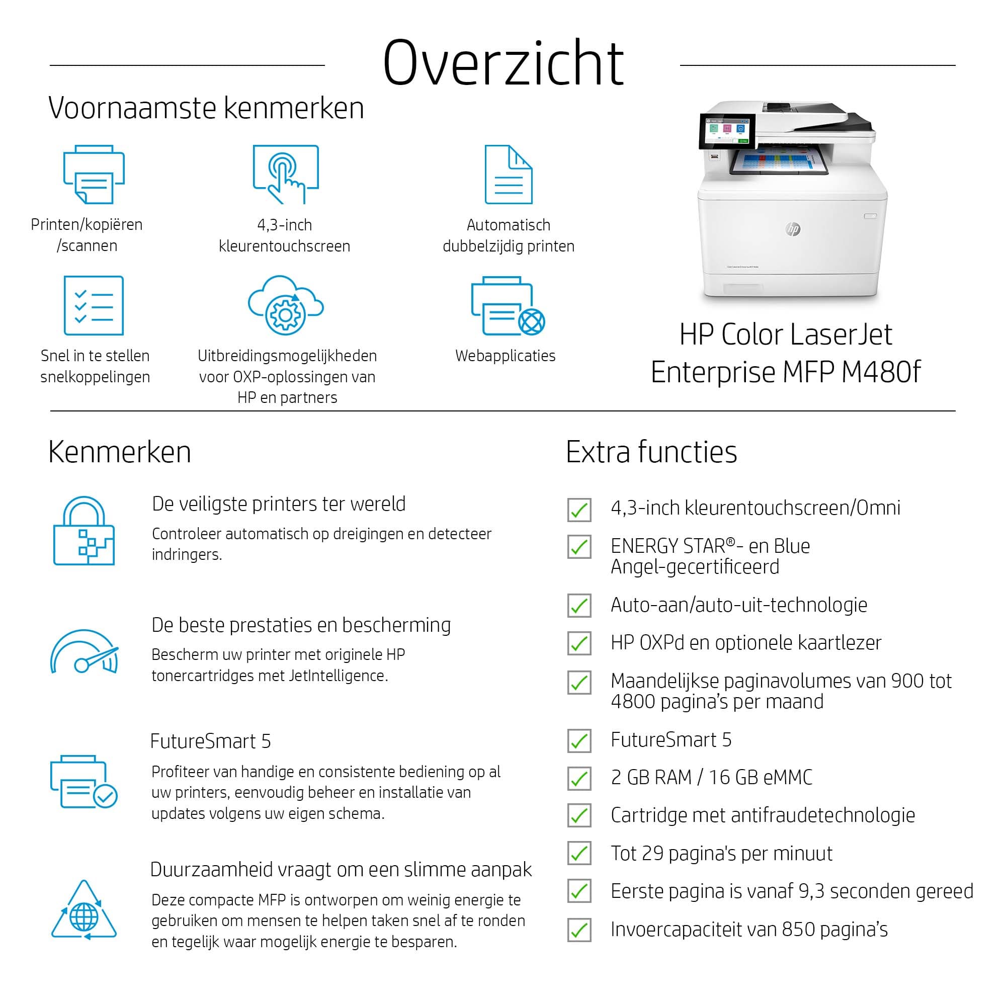 HP Color LaserJet Enterprise MFP M480f Printer — photo 20 of 20