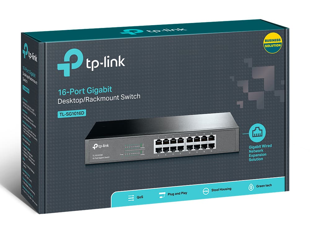 TP-LINK TL-SG1016D 16-Port Gigabit Unmanaged Switch — photo 4 of 4