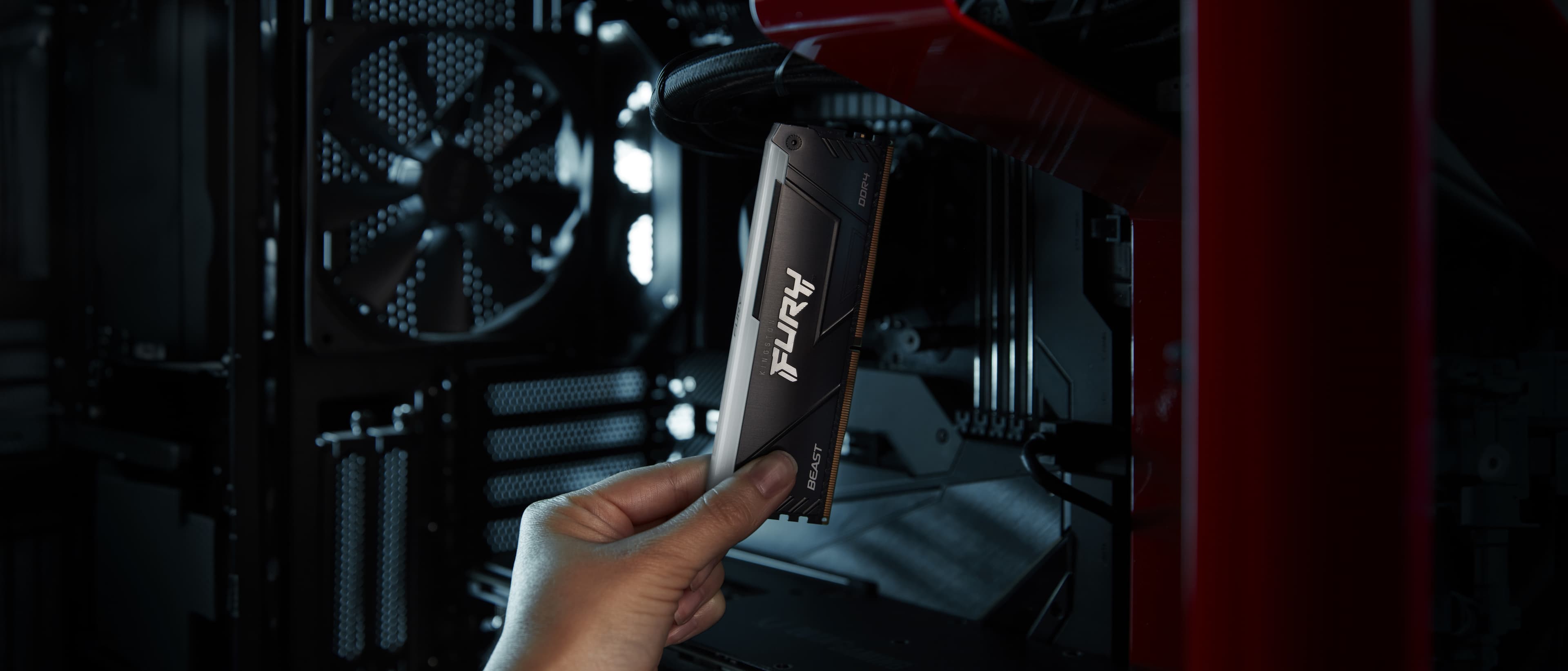 KINGSTON FURY Beast 32GB - RGB - DDR4 - 2x16GB — photo 8 of 8