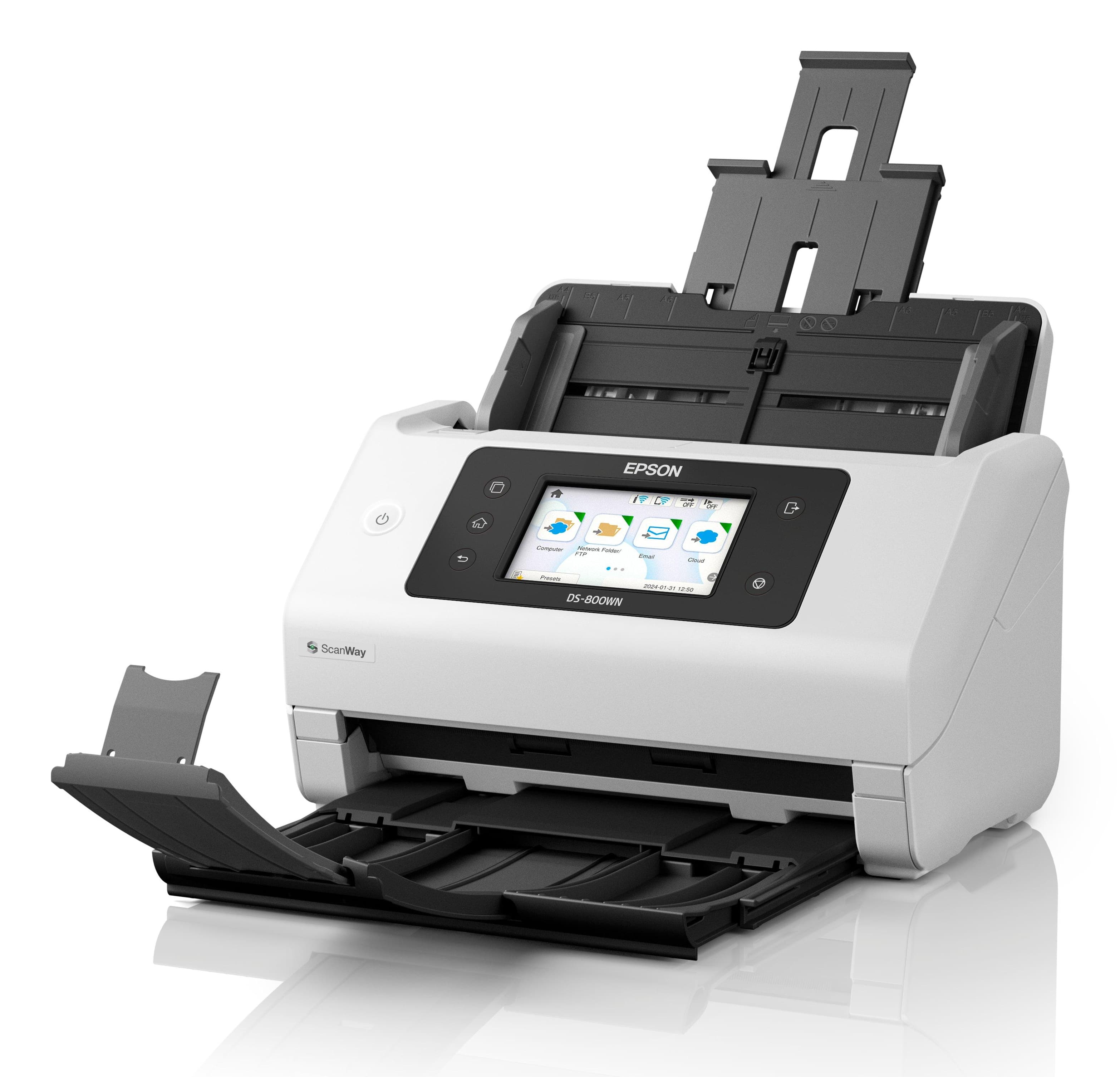 WorkForce DS-800WN Sheet-fed scanner 600 x 600 DPI A4 White — photo 10 sur 14