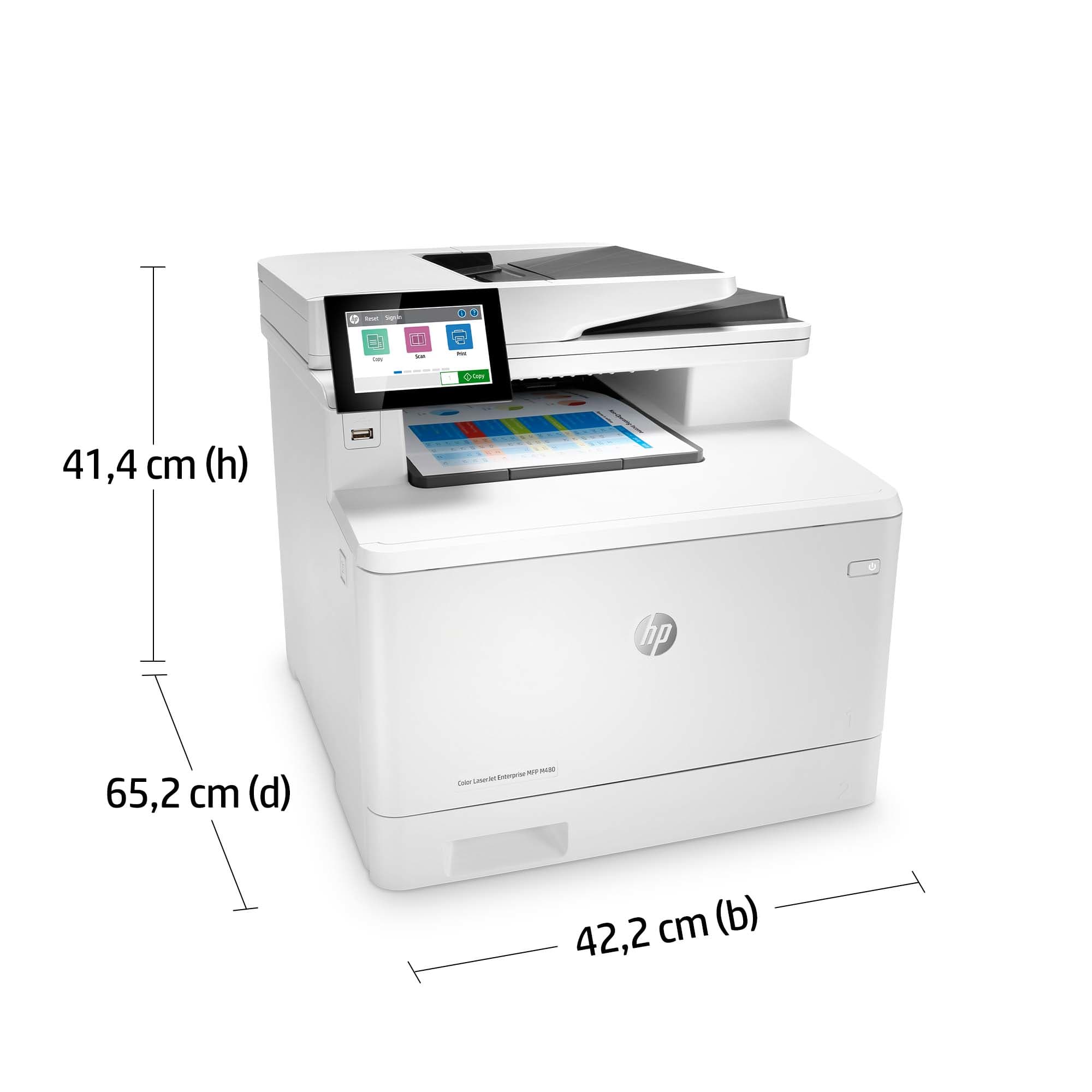 HP Color LaserJet Enterprise MFP M480f Printer — photo 17 of 20