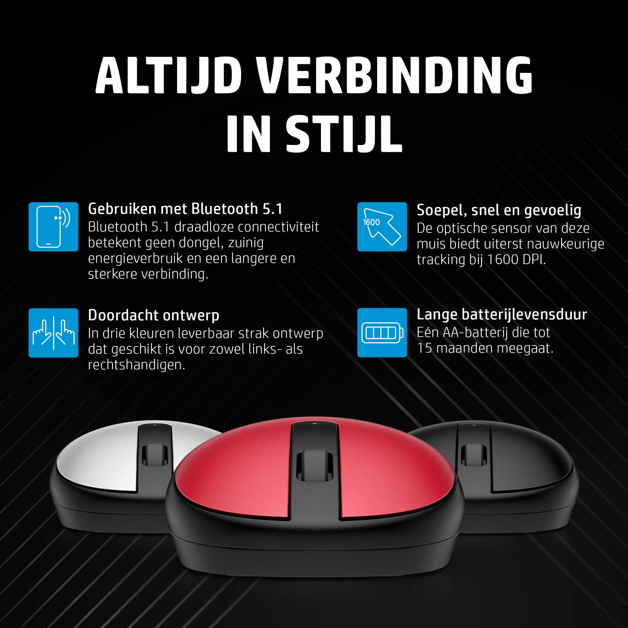Souris HP 240 Bluetooth — photo 9 sur 12