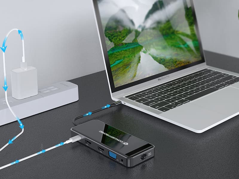 CONCEPTRONIC 12-en-1 Station d'accueil USB 3.2 Gen 1 — photo 8 sur 8