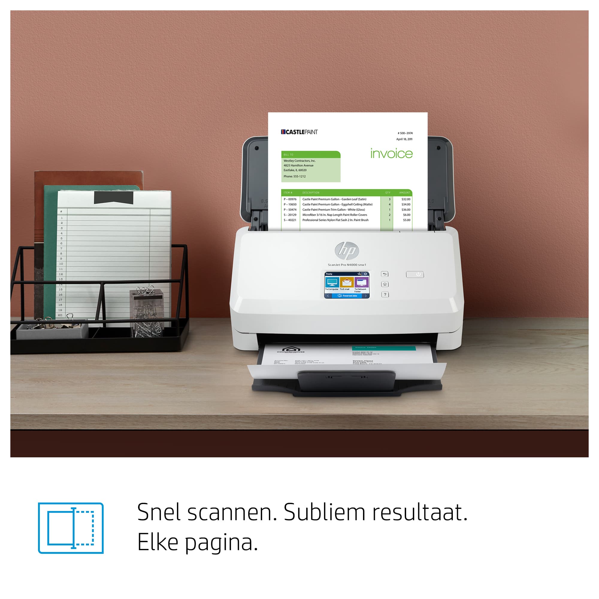 HP ScanJet Pro N4000 snw1 Sheet-feed Scanner — photo 6 of 11