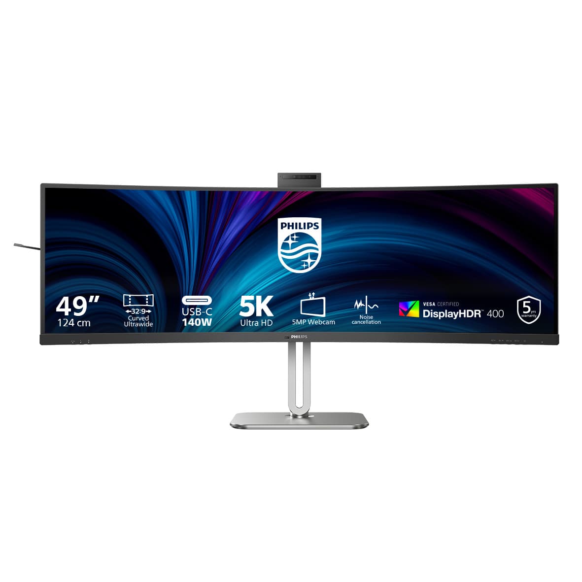 Philips 5000 Series 49B2U5900CH/00 49-inch Curved Dual Quad HD VA LED Monitor — photo 2 of 16