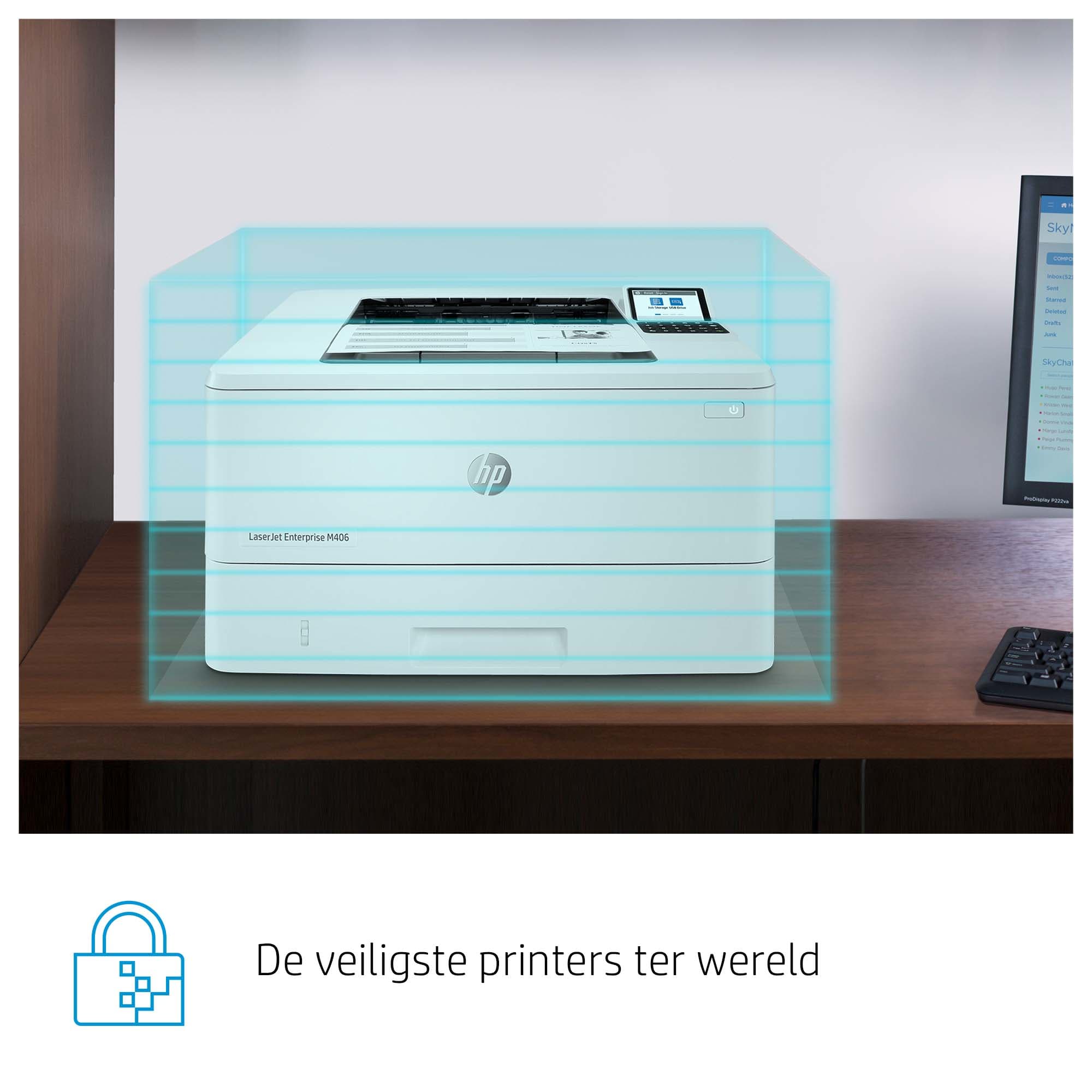 Imprimante HP LaserJet Enterprise M406dn — photo 7 sur 15