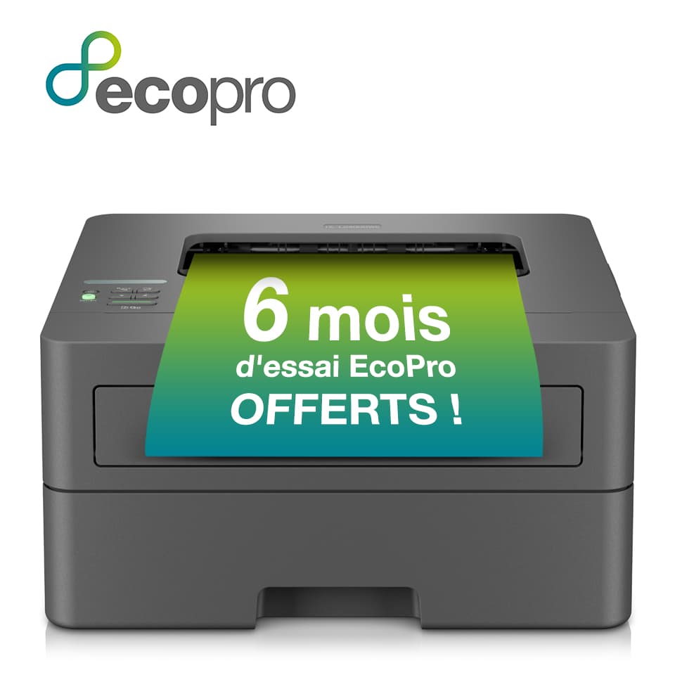 Imprimante laser monochrome A4 Brother HL-L2400DWE compacte — photo 2 sur 10